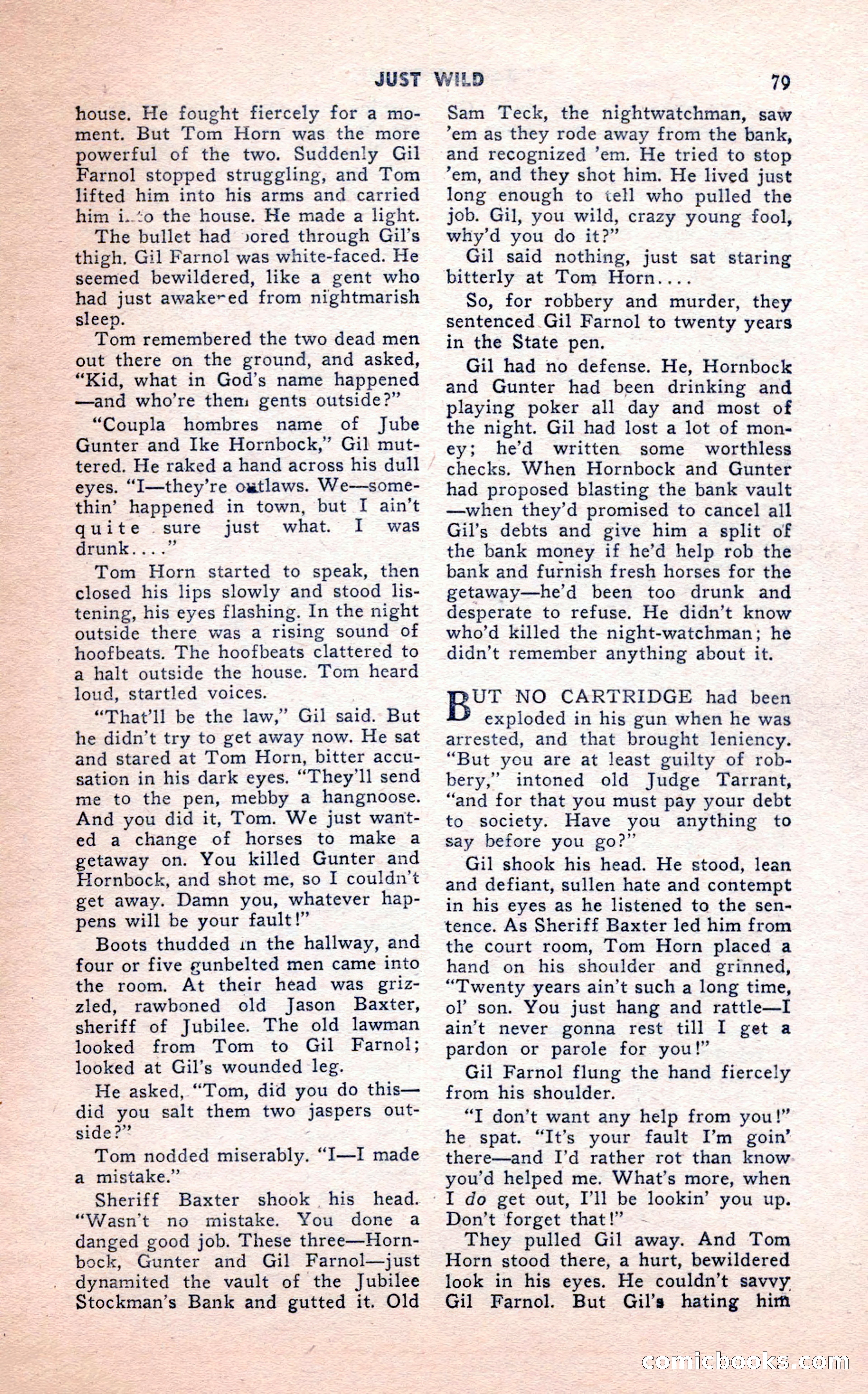 2-Gun Western, February 1954 — page 79 of 100