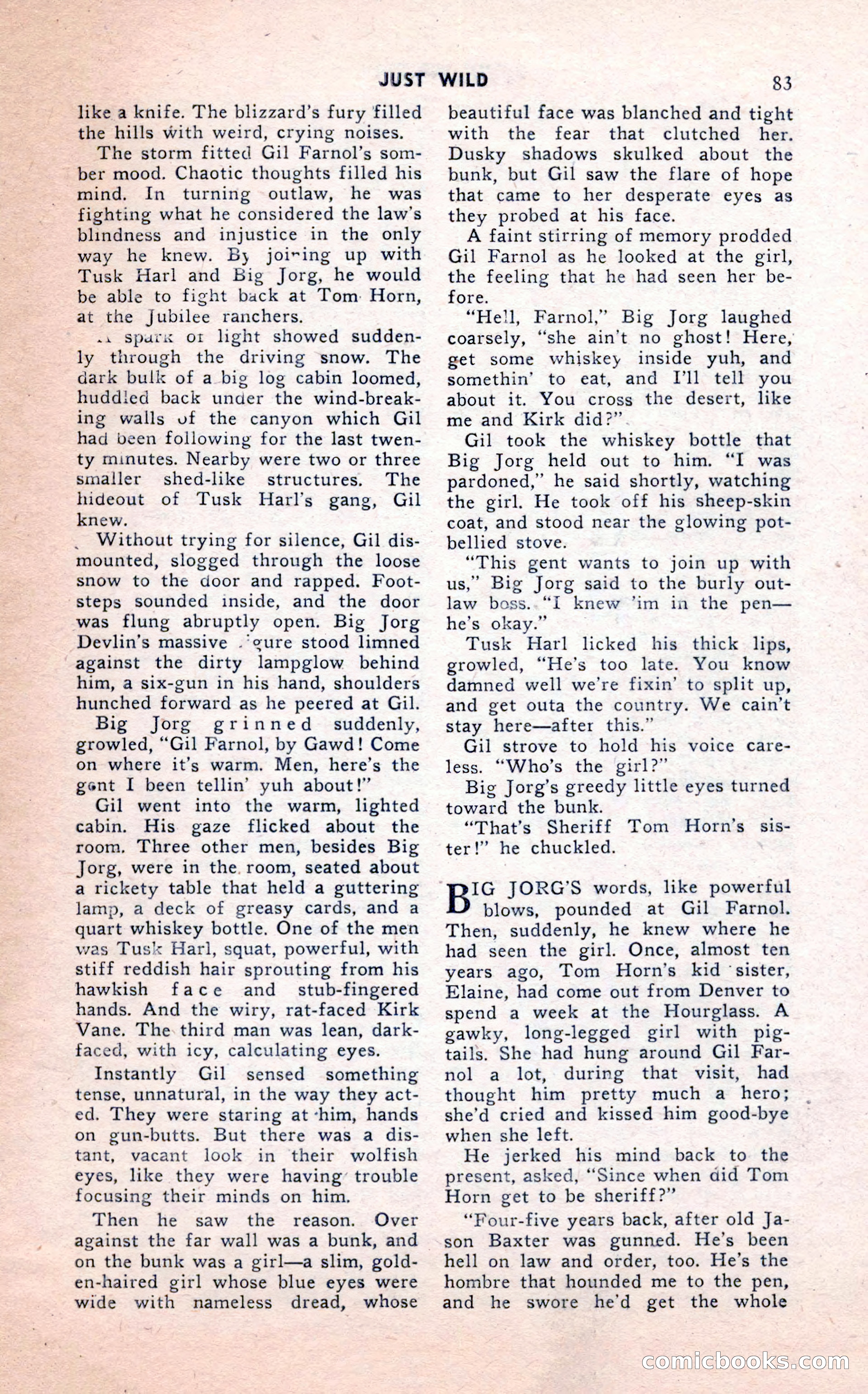 2-Gun Western, February 1954 — page 83 of 100