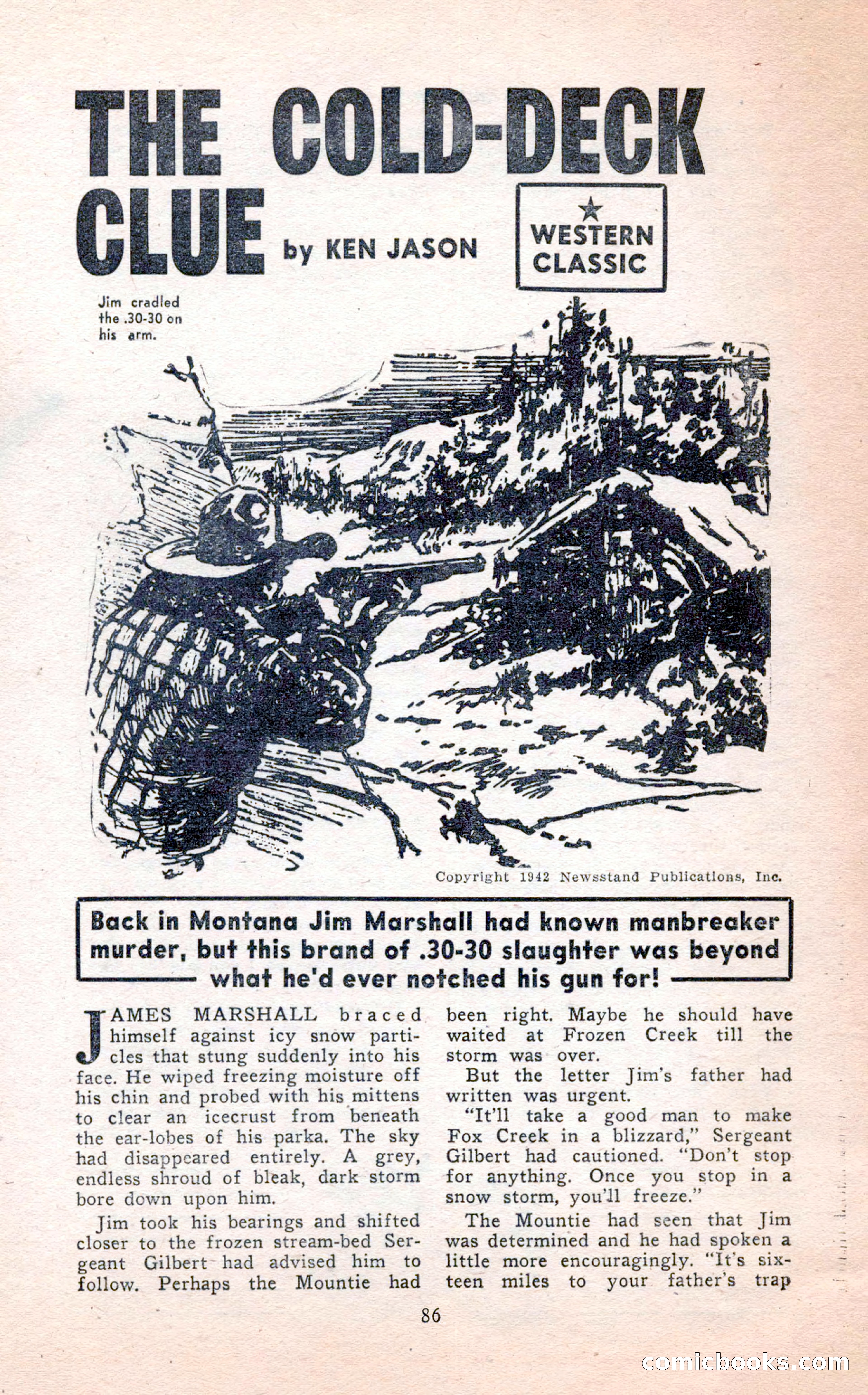 2-Gun Western, February 1954 — page 86 of 100