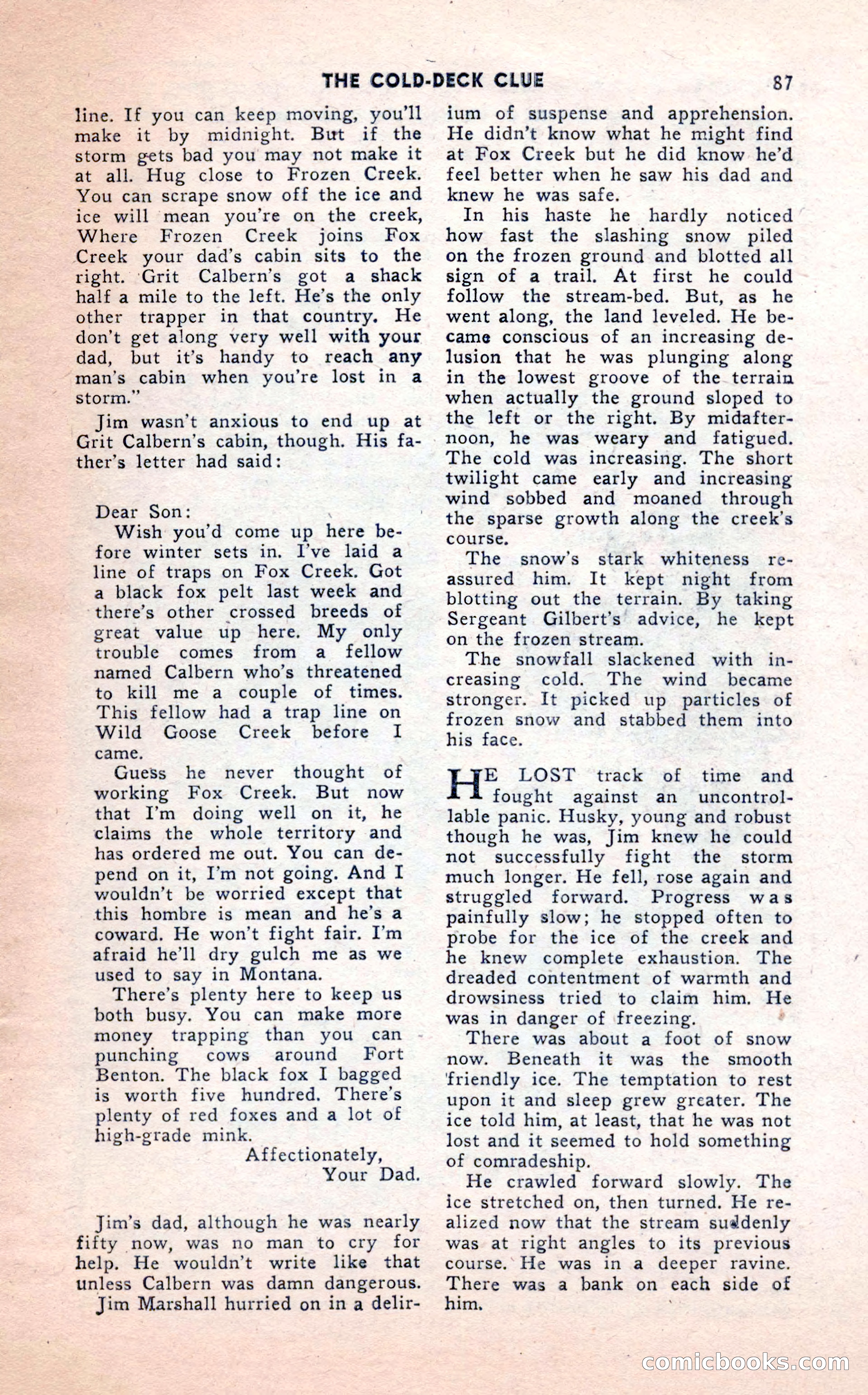 2-Gun Western, February 1954 — page 87 of 100