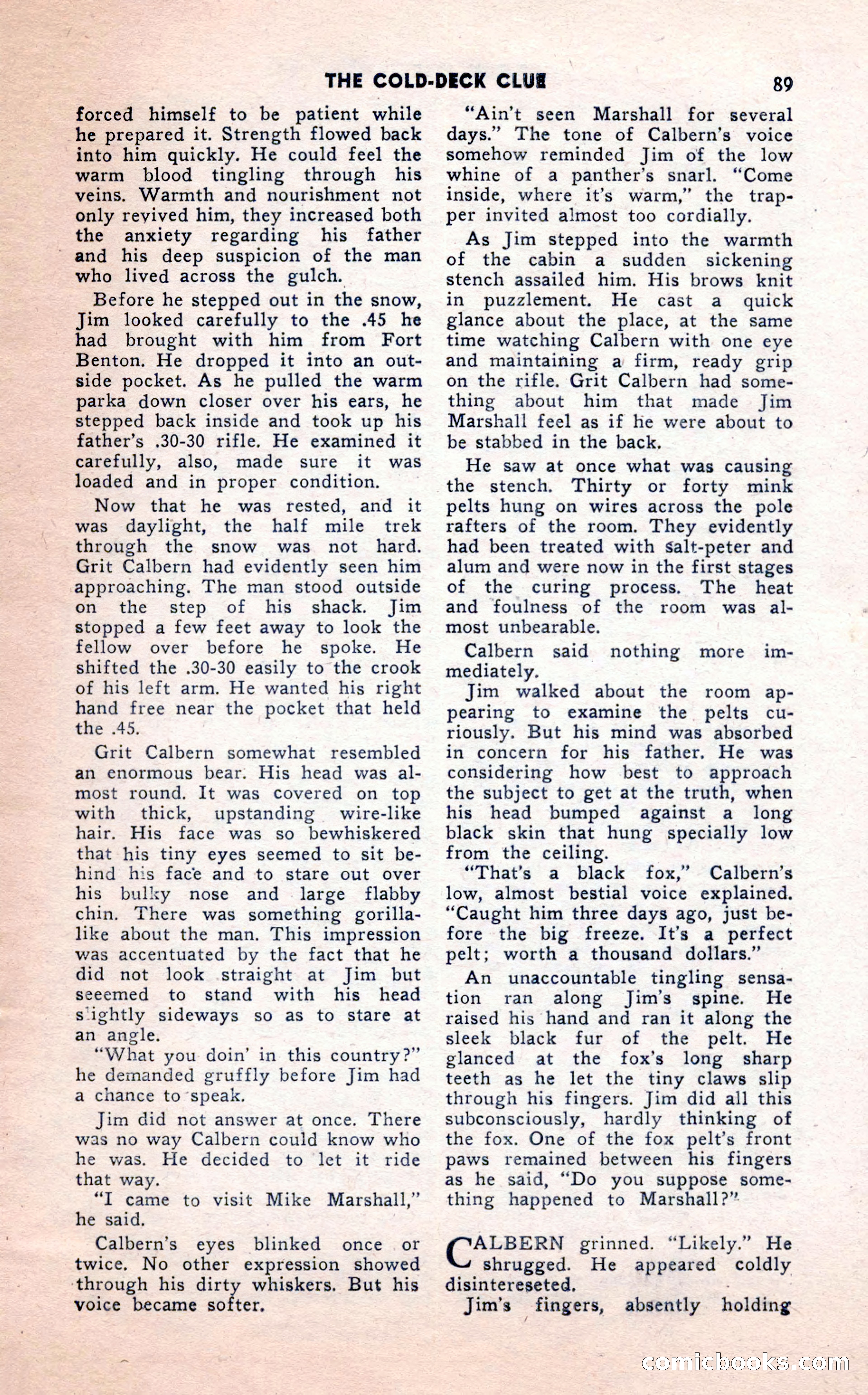 2-Gun Western, February 1954 — page 89 of 100