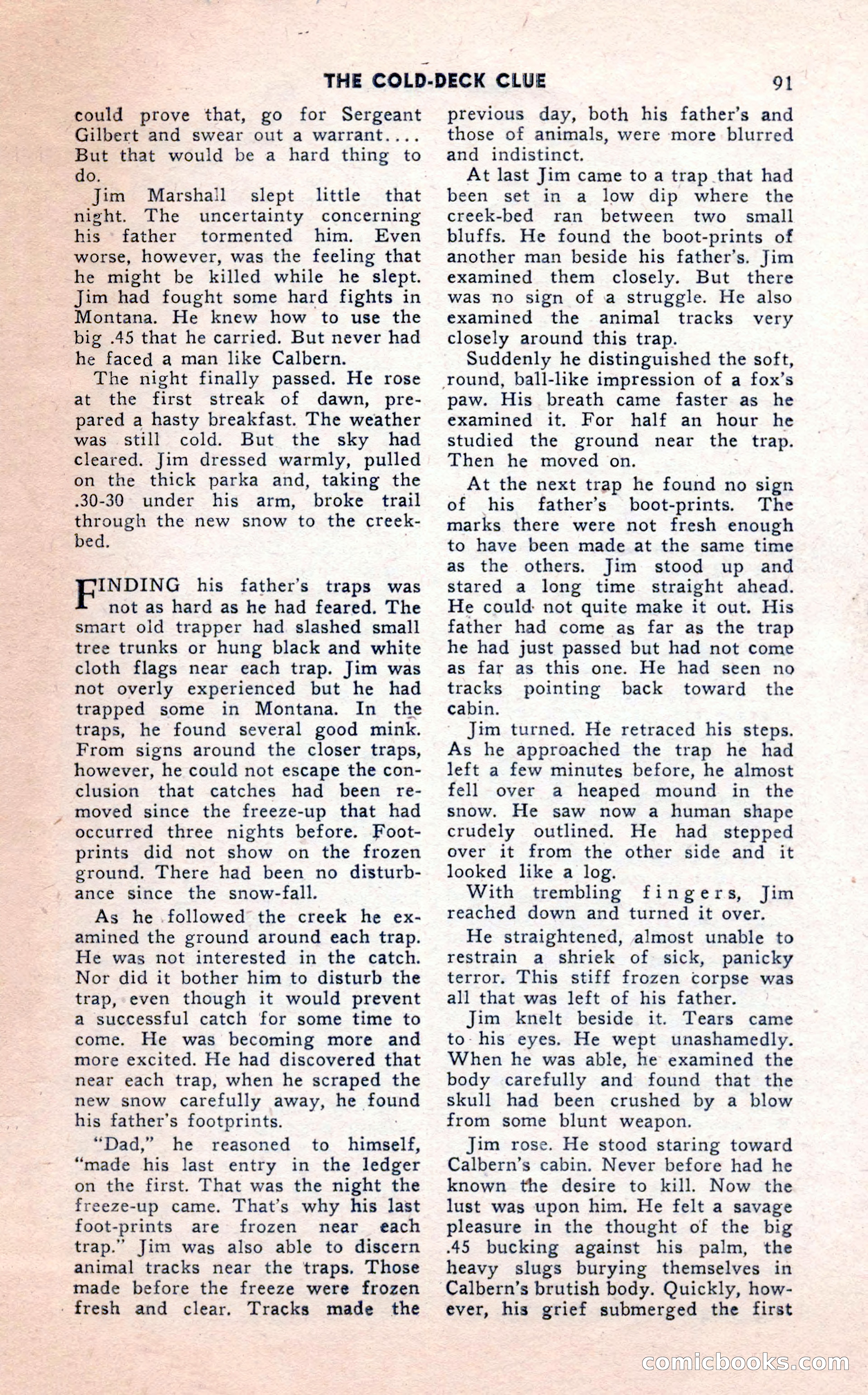 2-Gun Western, February 1954 — page 91 of 100
