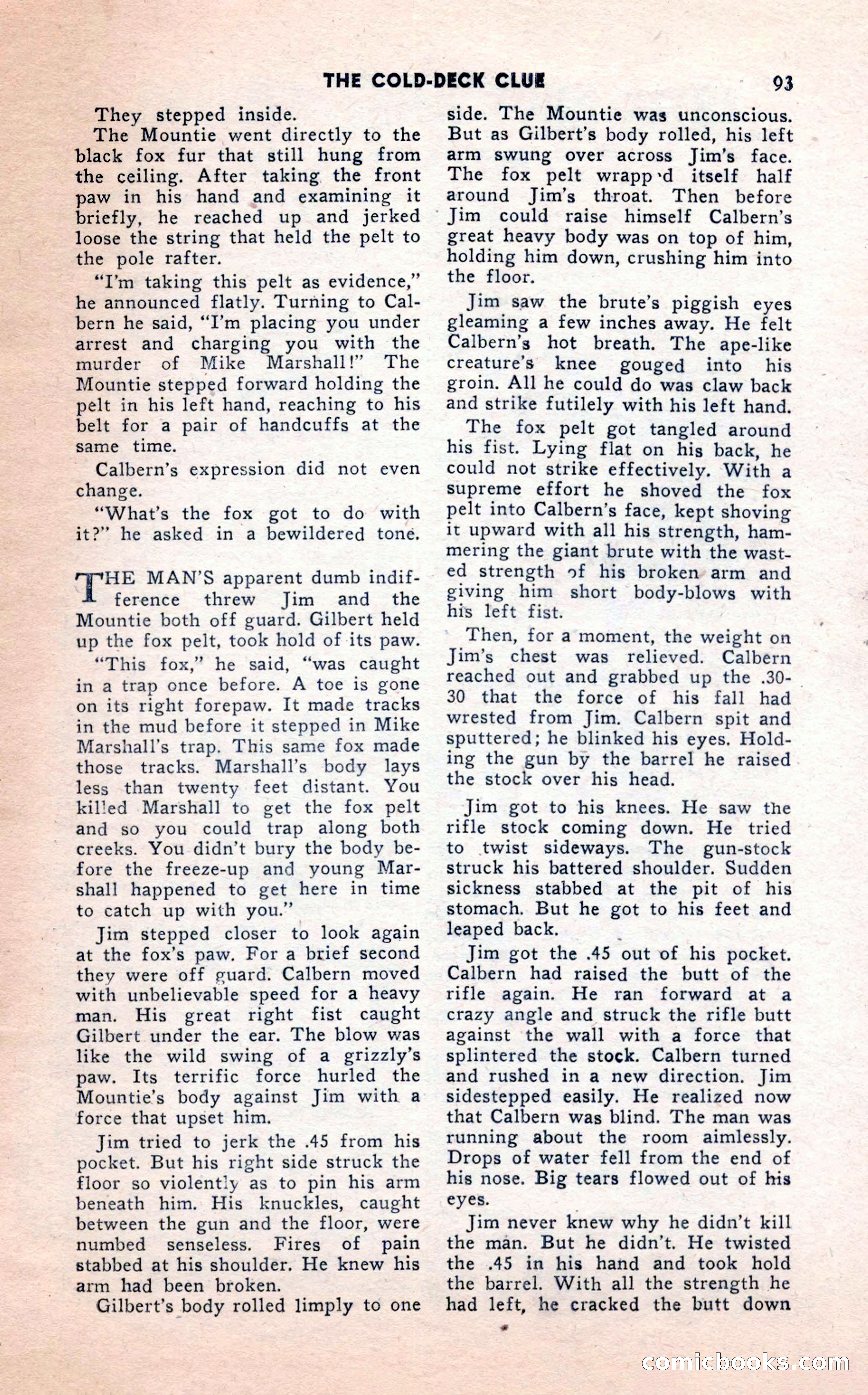 2-Gun Western, February 1954 — page 93 of 100