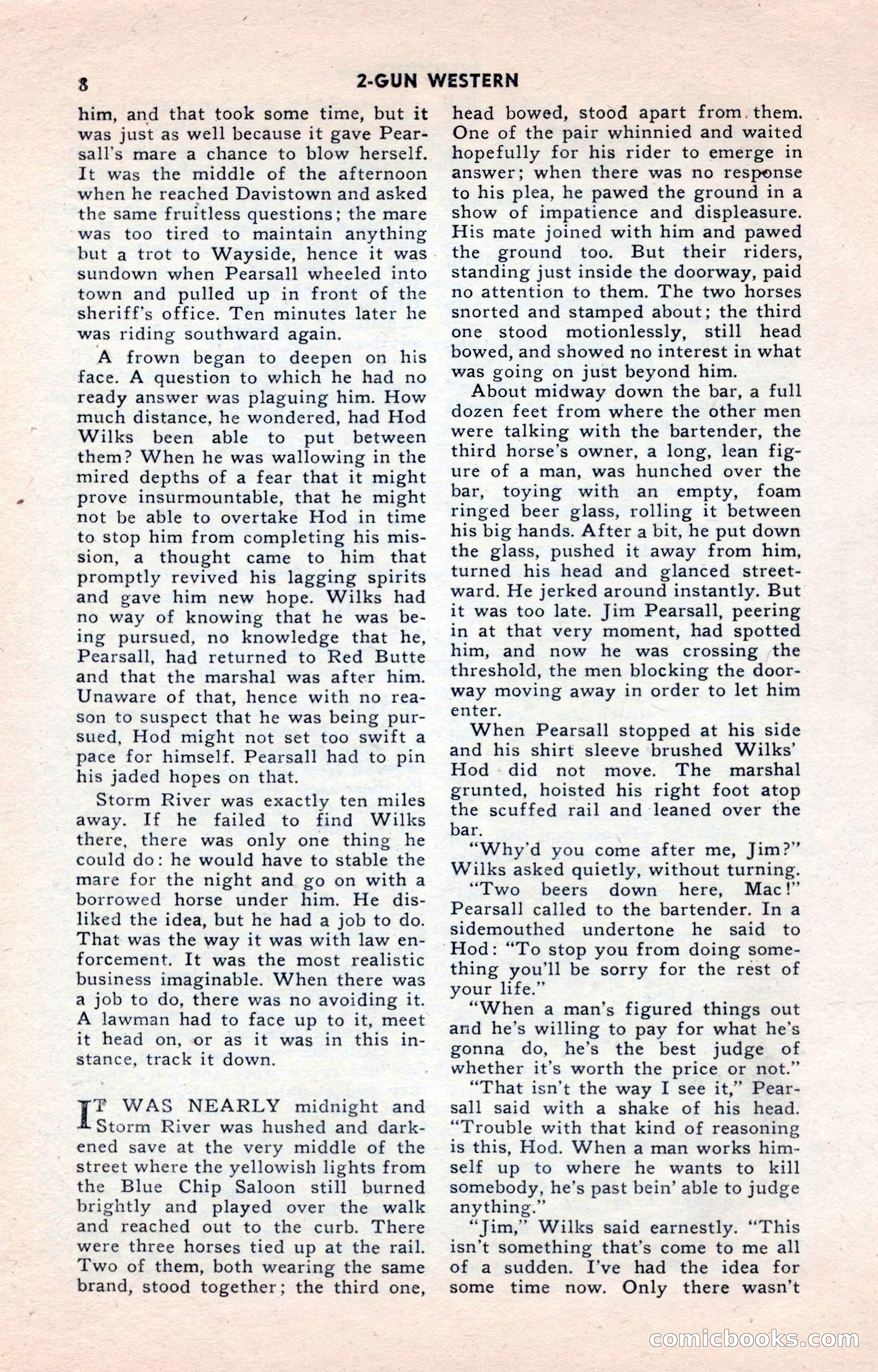 2-Gun Western, May 1955 — page 8 of 100