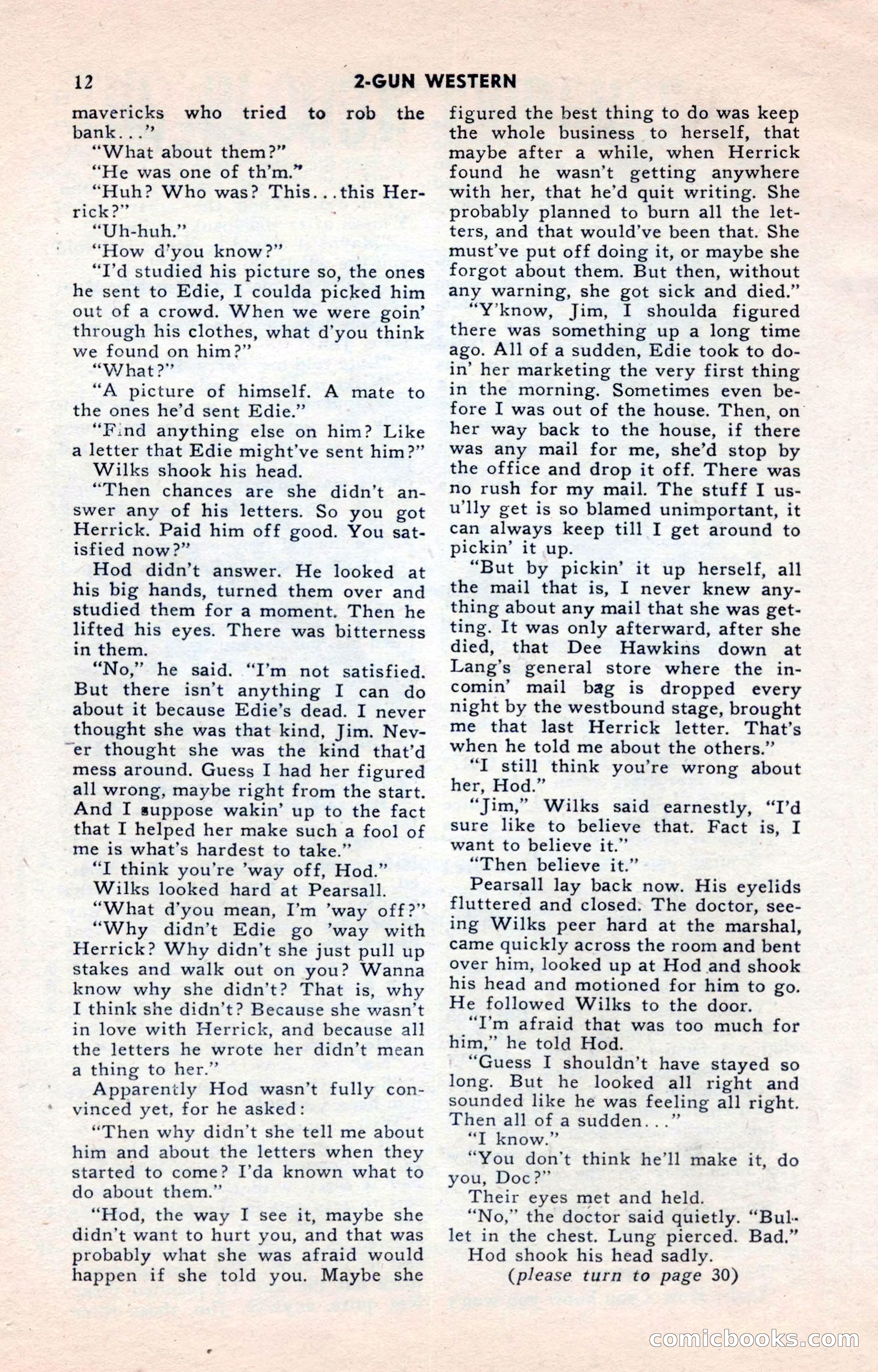 2-Gun Western, May 1955 — page 12 of 100