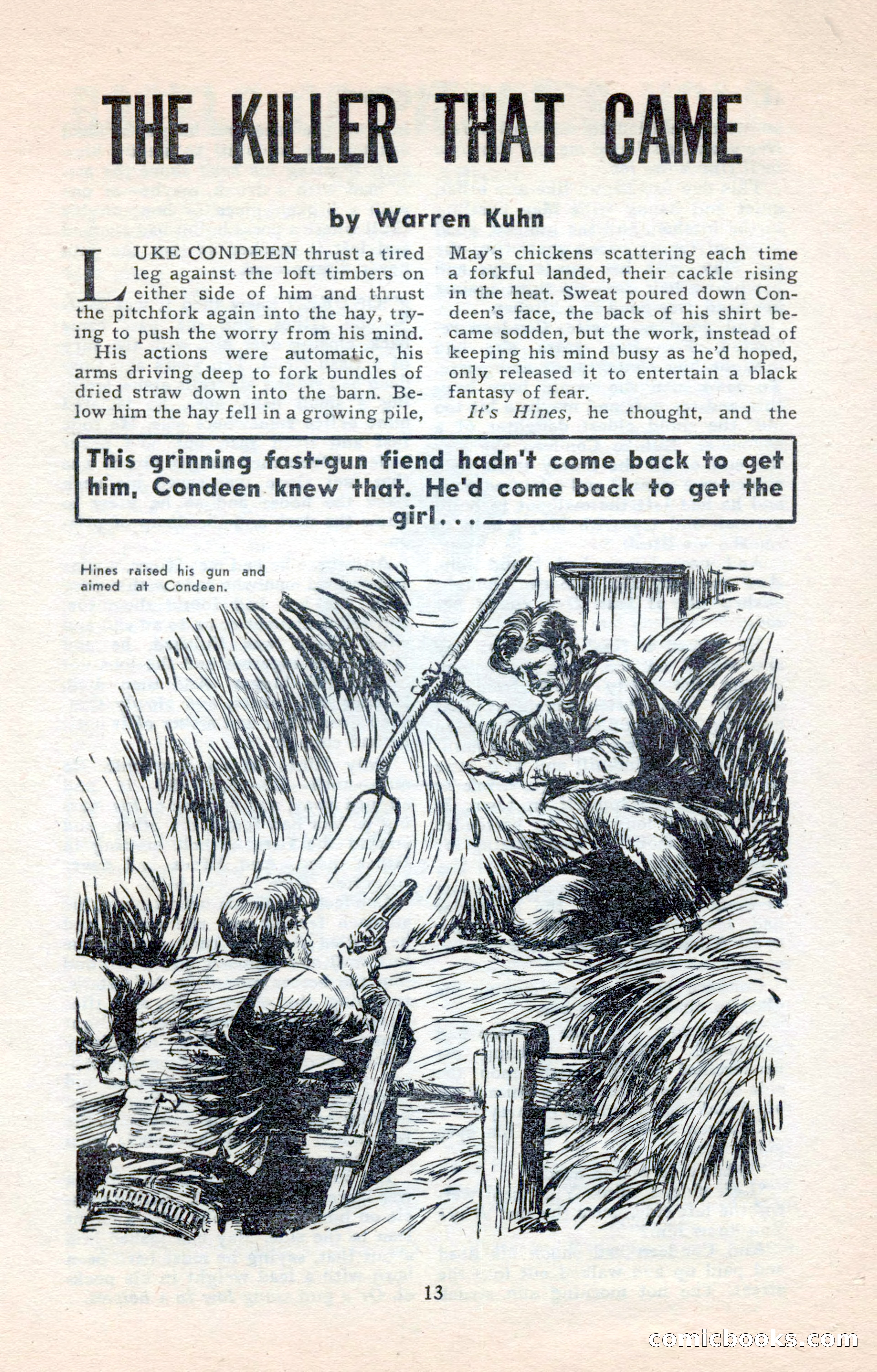 2-Gun Western, May 1955 — page 13 of 100