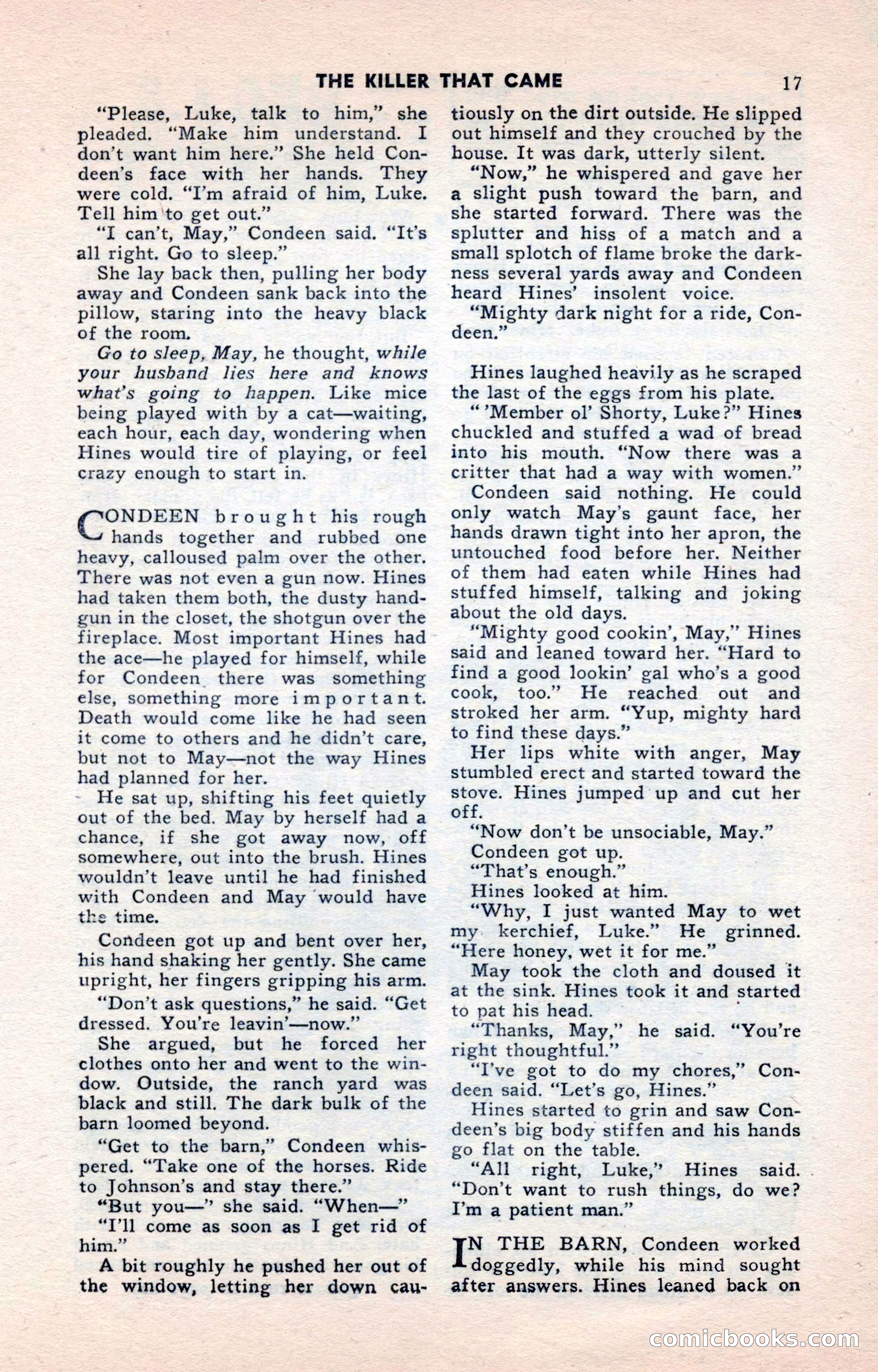 2-Gun Western, May 1955 — page 17 of 100