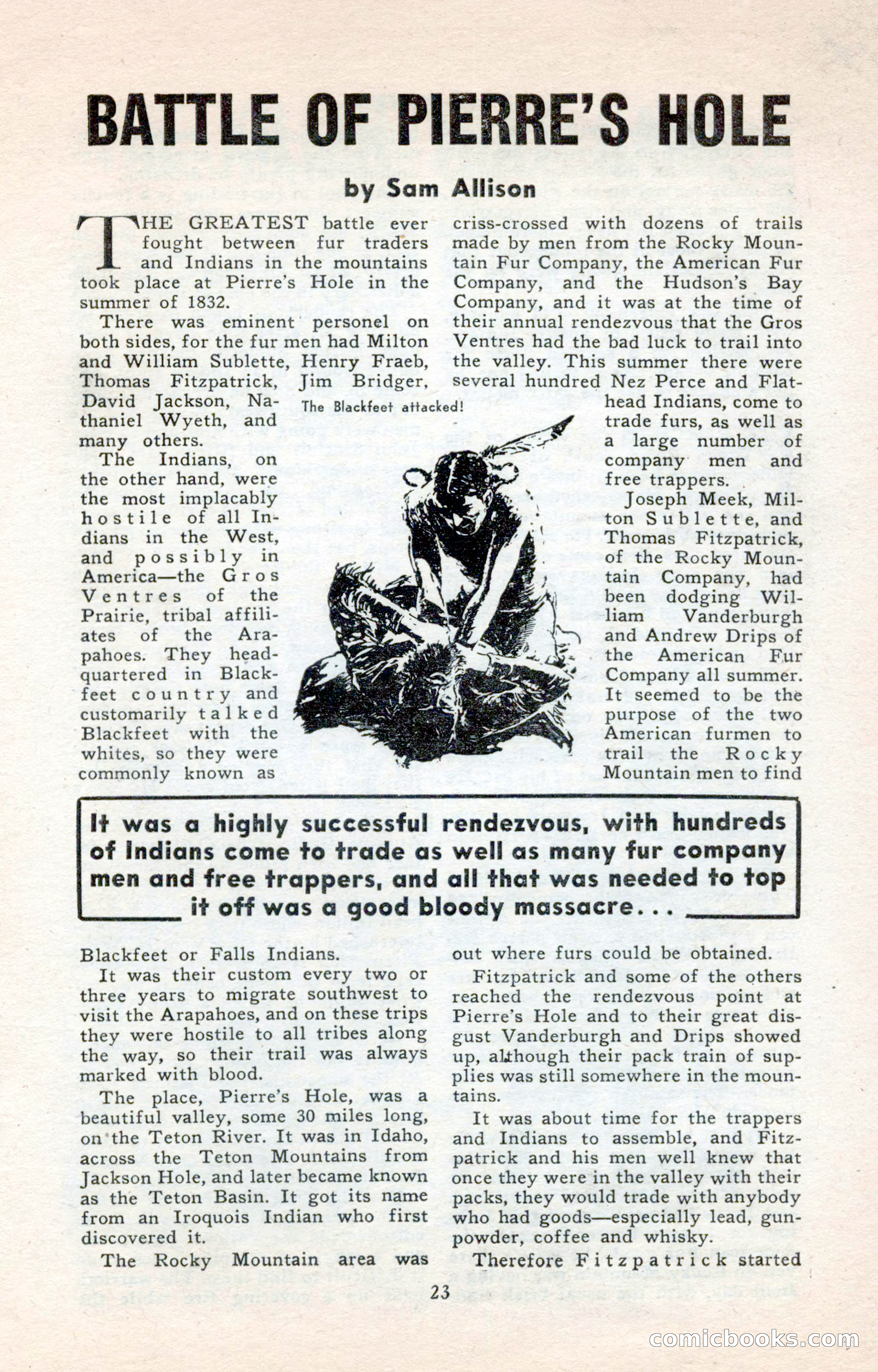 2-Gun Western, May 1955 — page 23 of 100