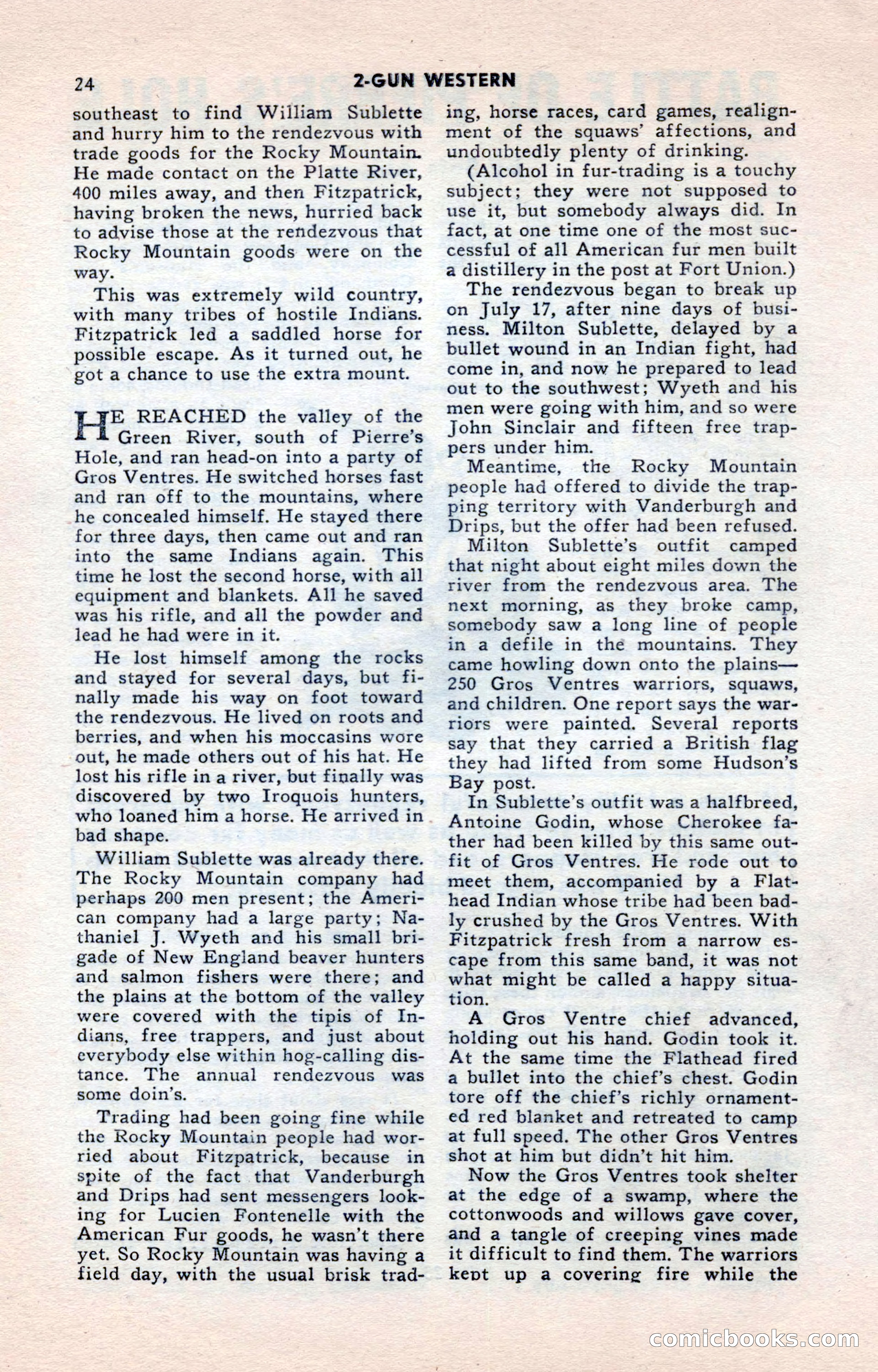 2-Gun Western, May 1955 — page 24 of 100