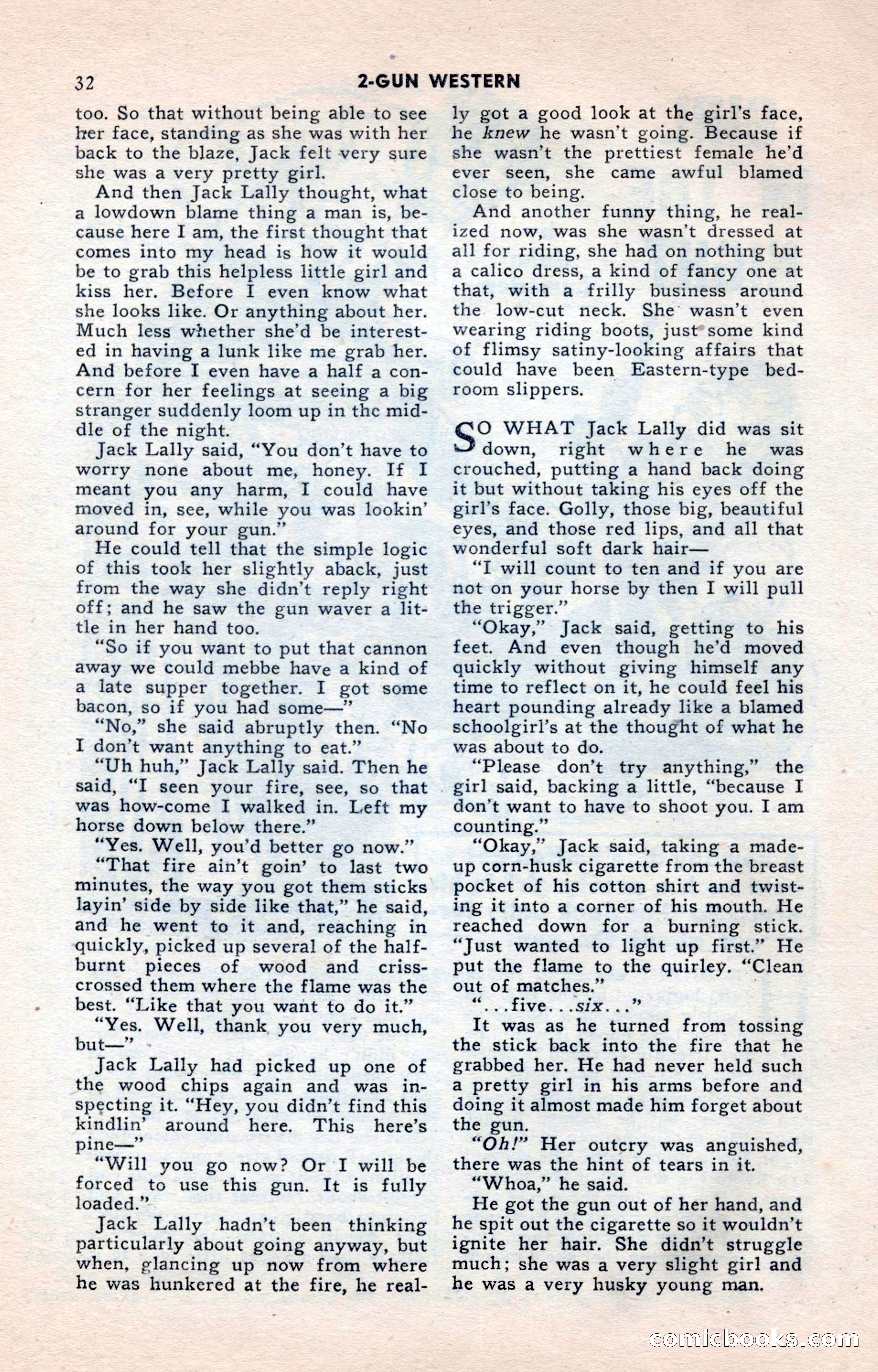 2-Gun Western, May 1955 — page 32 of 100