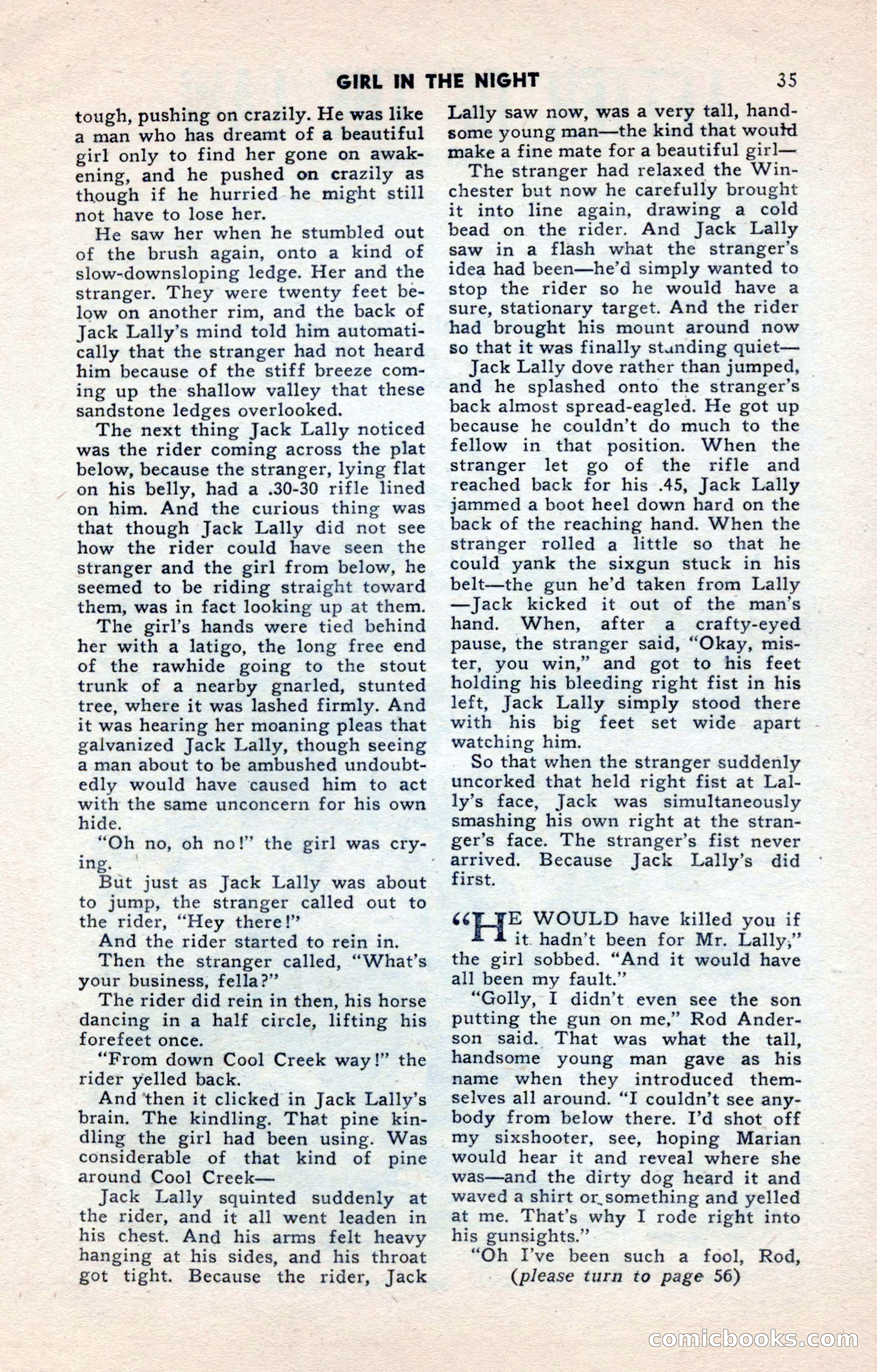 2-Gun Western, May 1955 — page 35 of 100