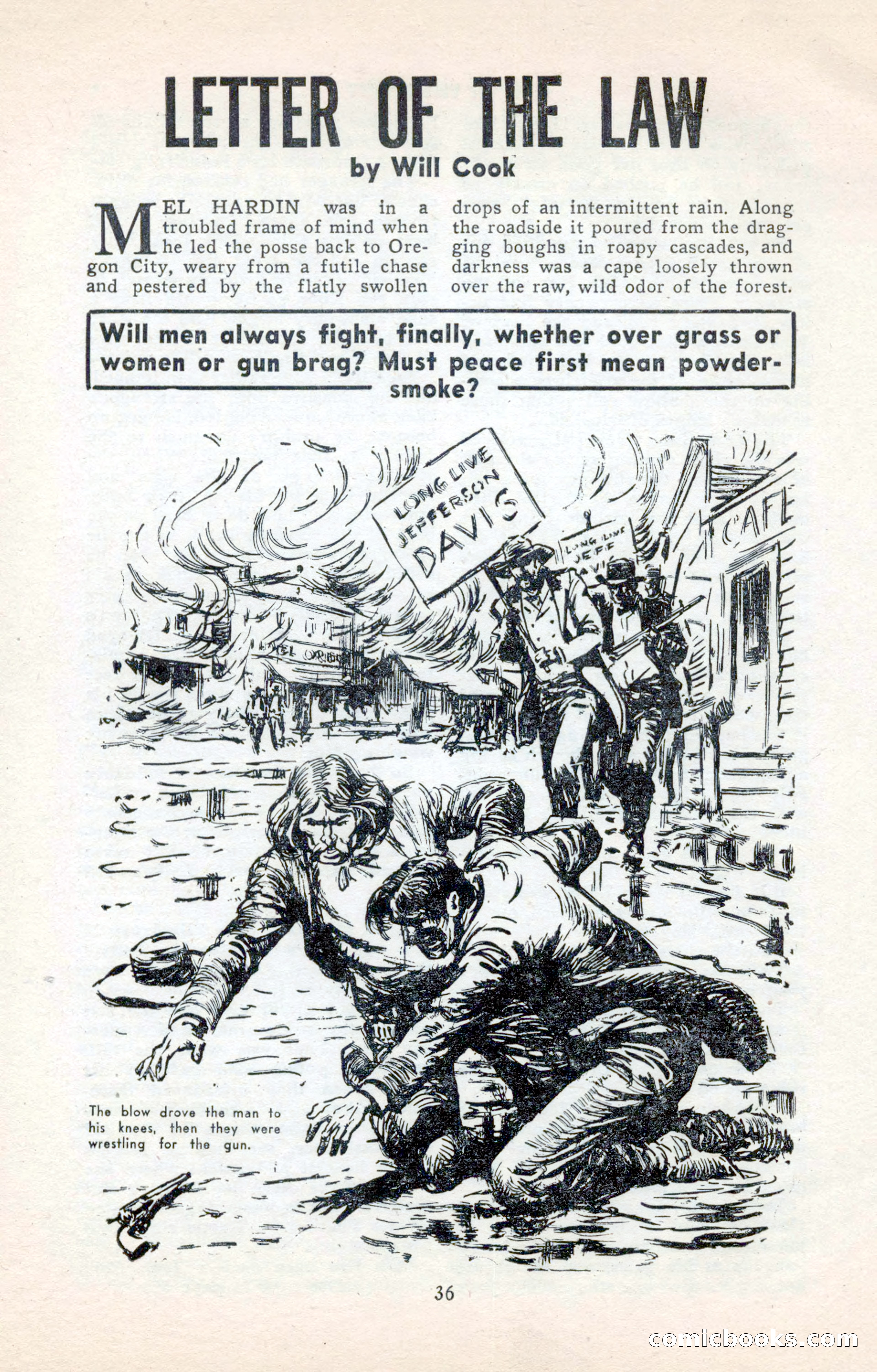 2-Gun Western, May 1955 — page 36 of 100
