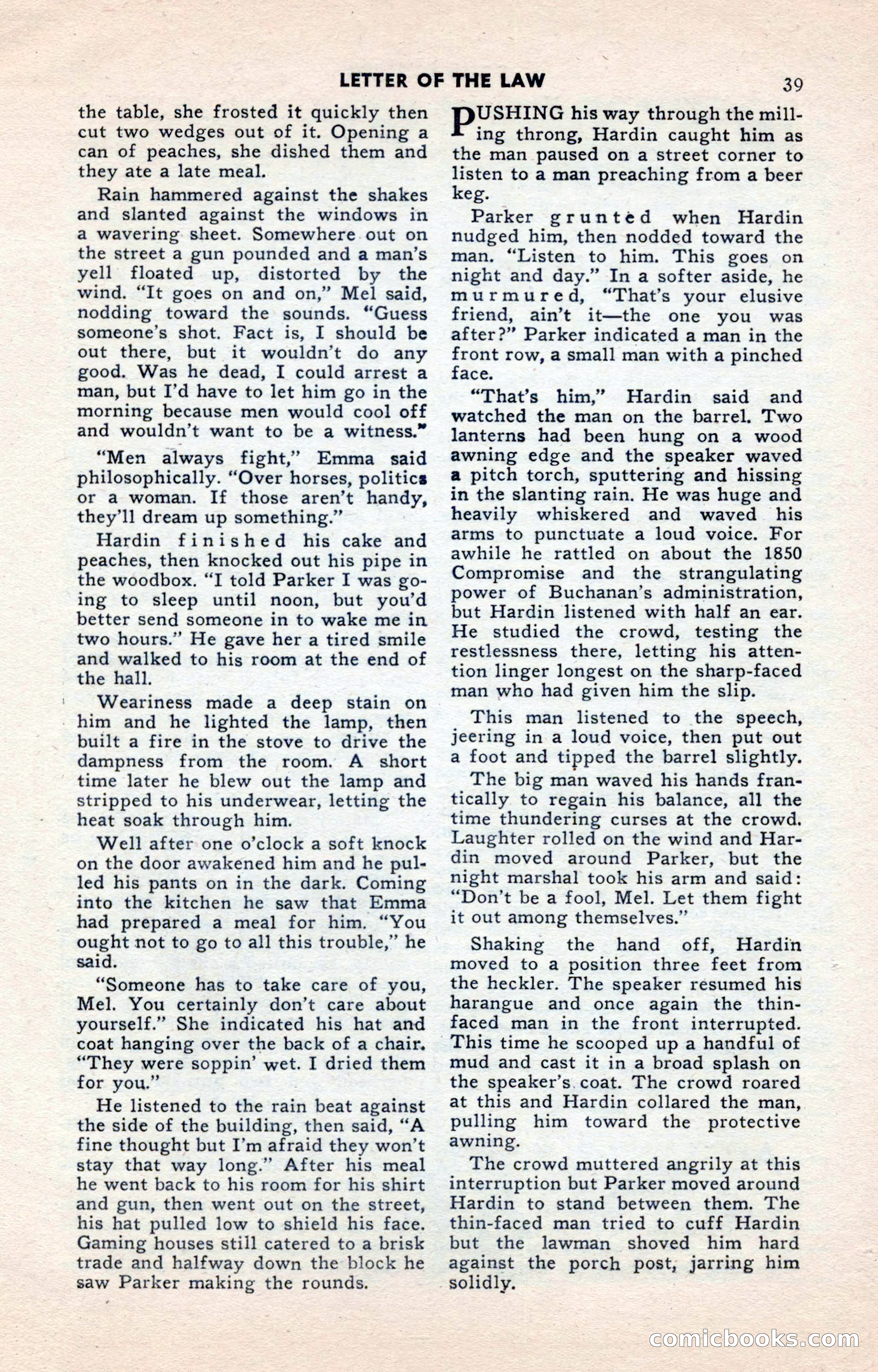 2-Gun Western, May 1955 — page 39 of 100