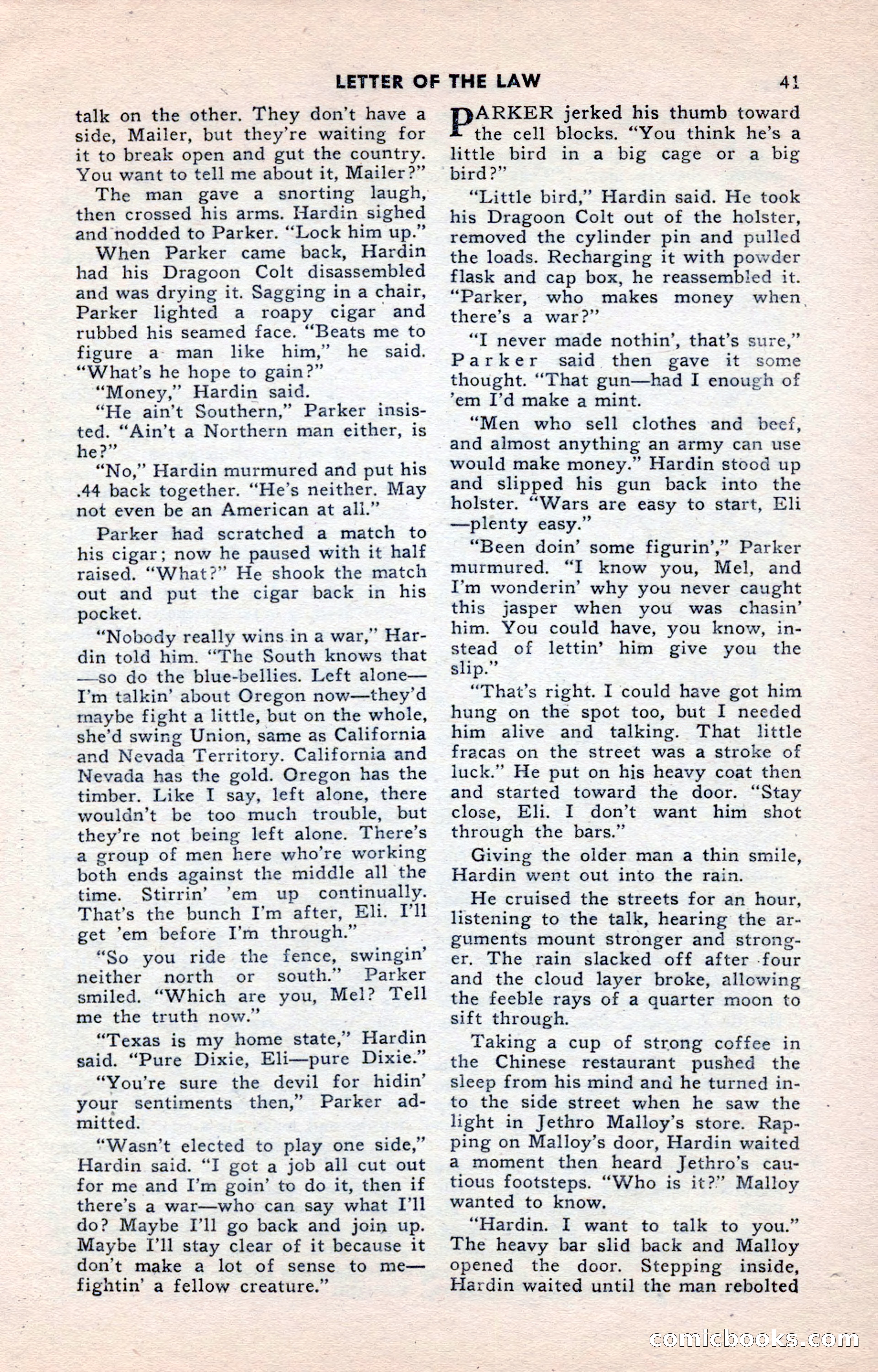 2-Gun Western, May 1955 — page 41 of 100
