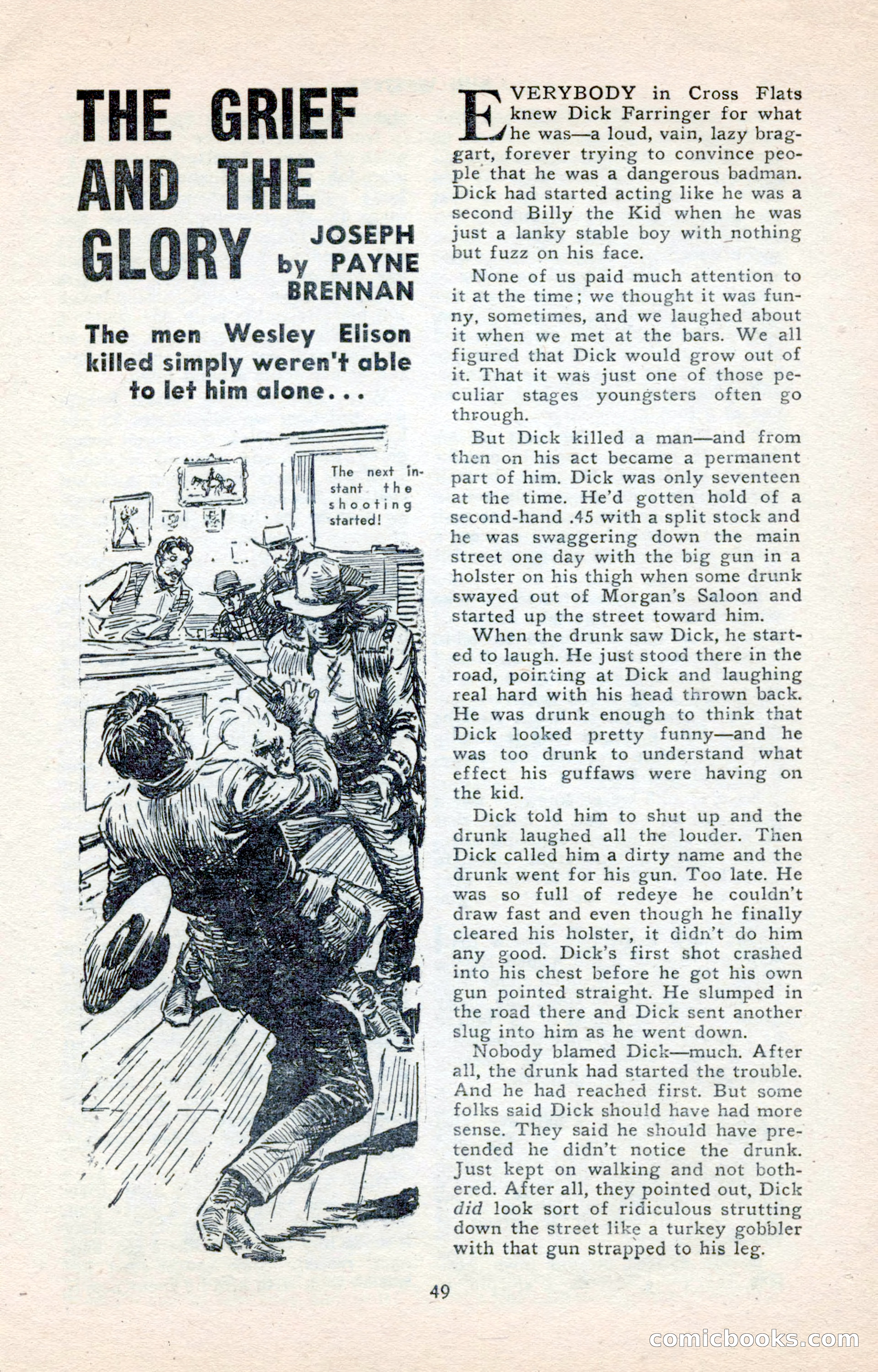 2-Gun Western, May 1955 — page 49 of 100