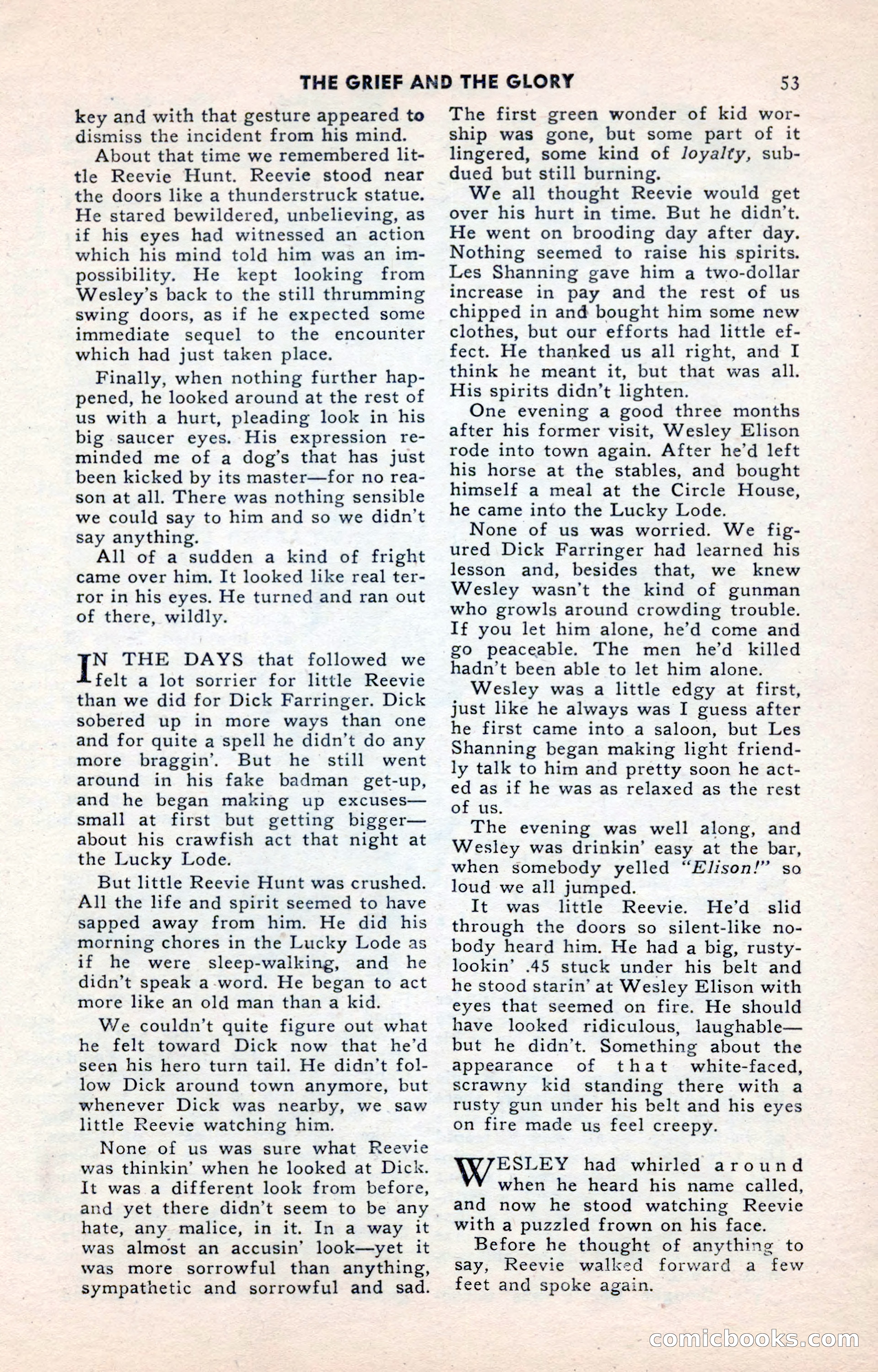 2-Gun Western, May 1955 — page 53 of 100