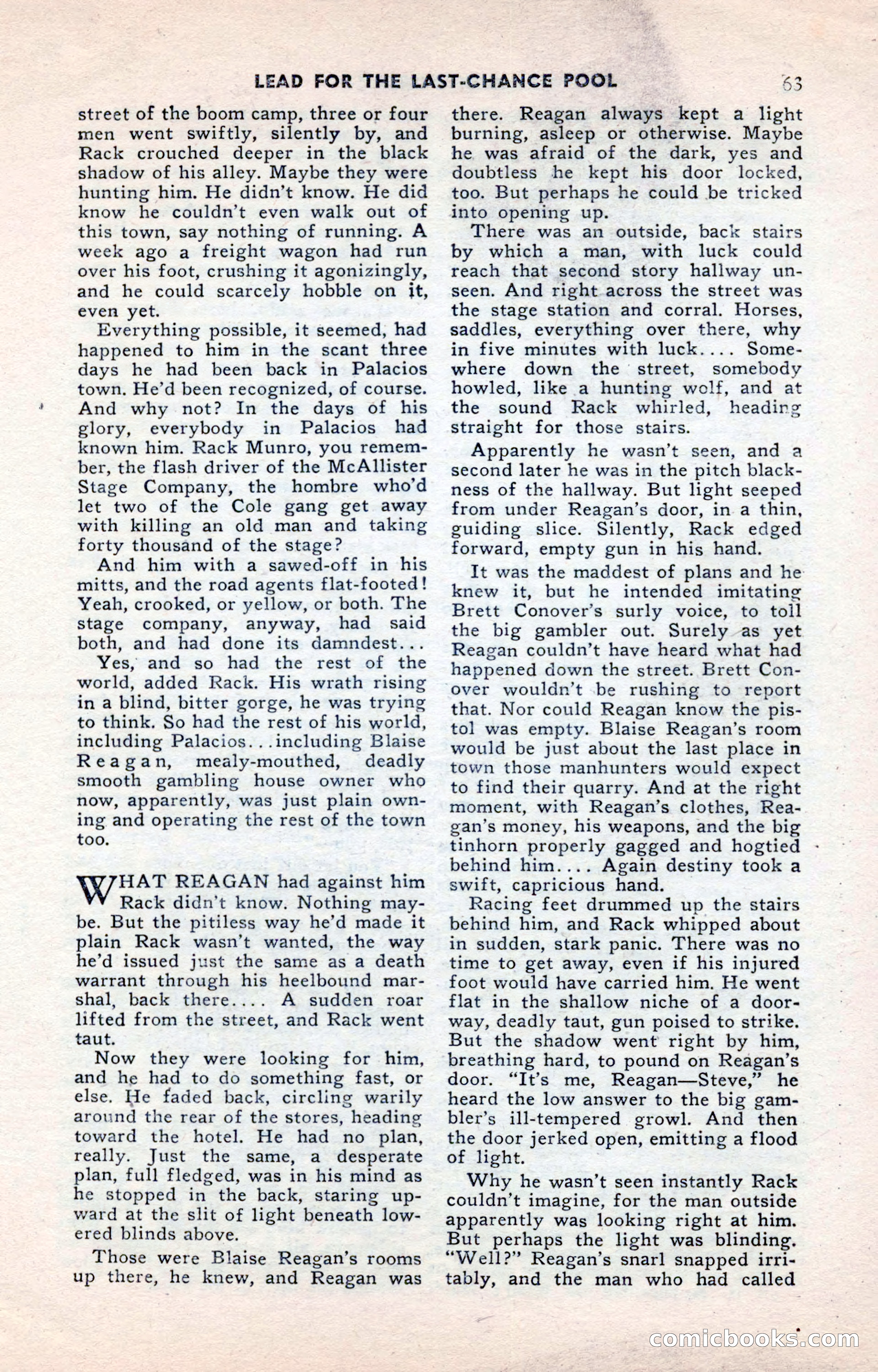 2-Gun Western, May 1955 — page 63 of 100