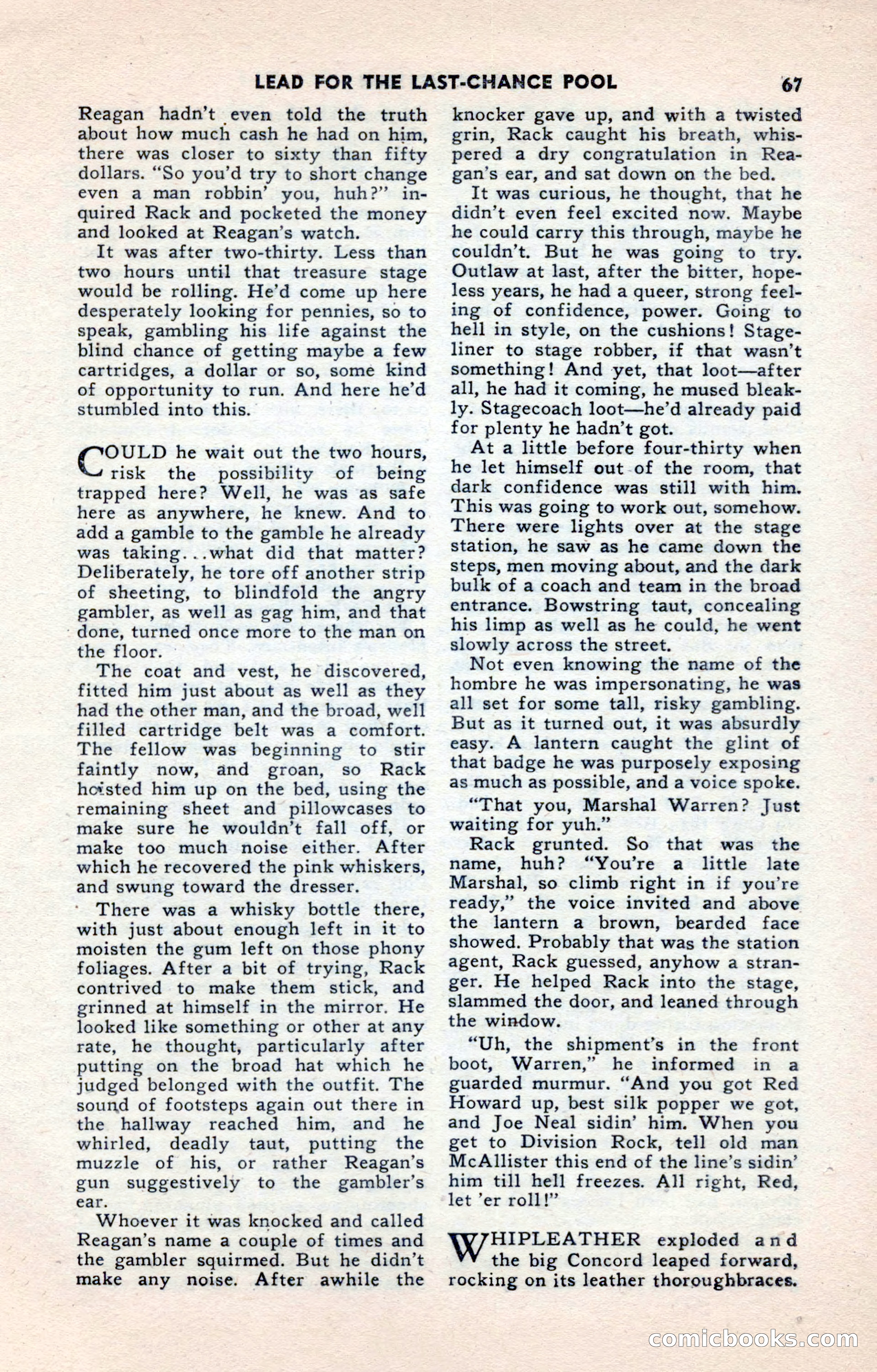 2-Gun Western, May 1955 — page 67 of 100