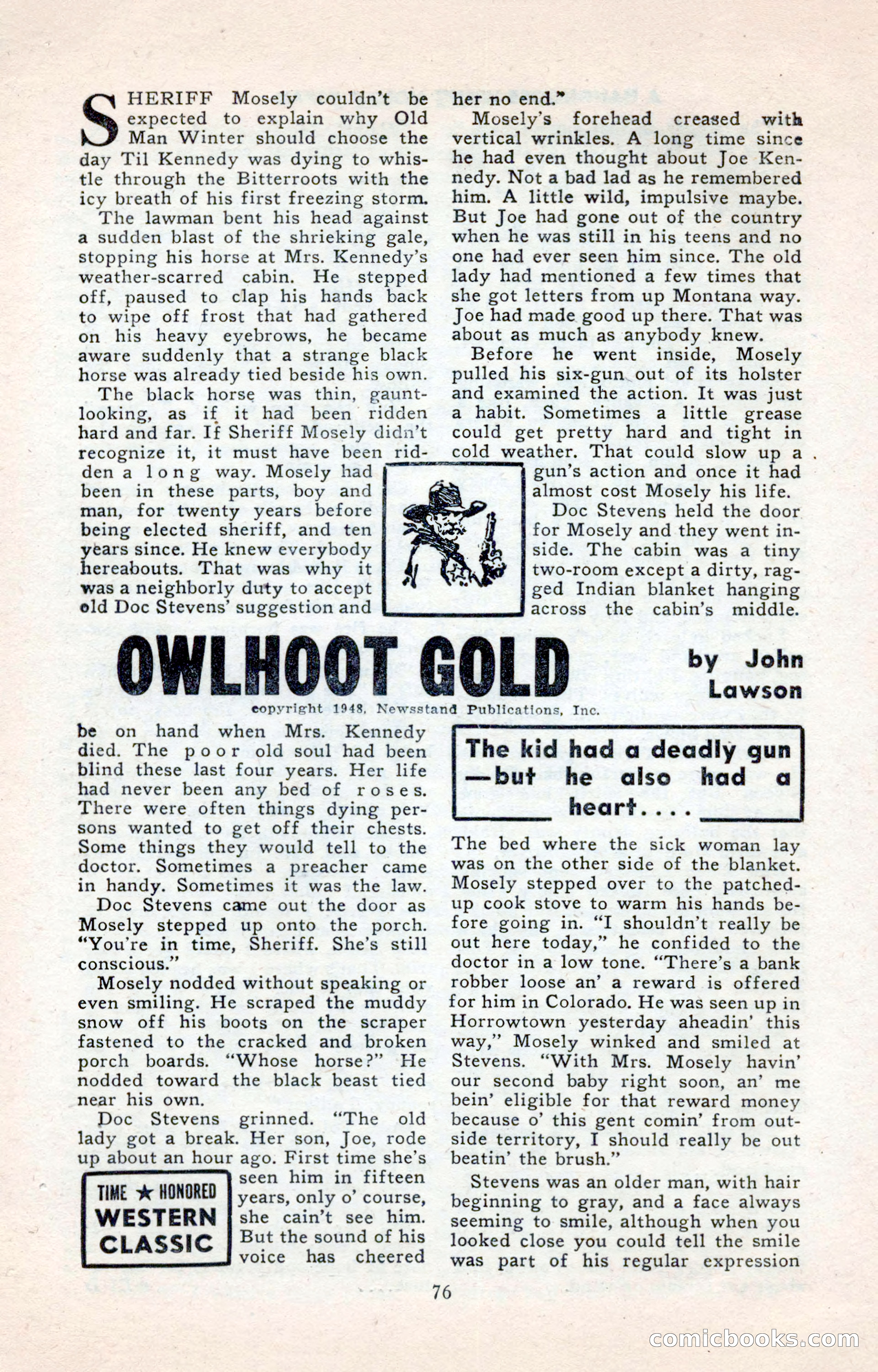 2-Gun Western, May 1955 — page 76 of 100