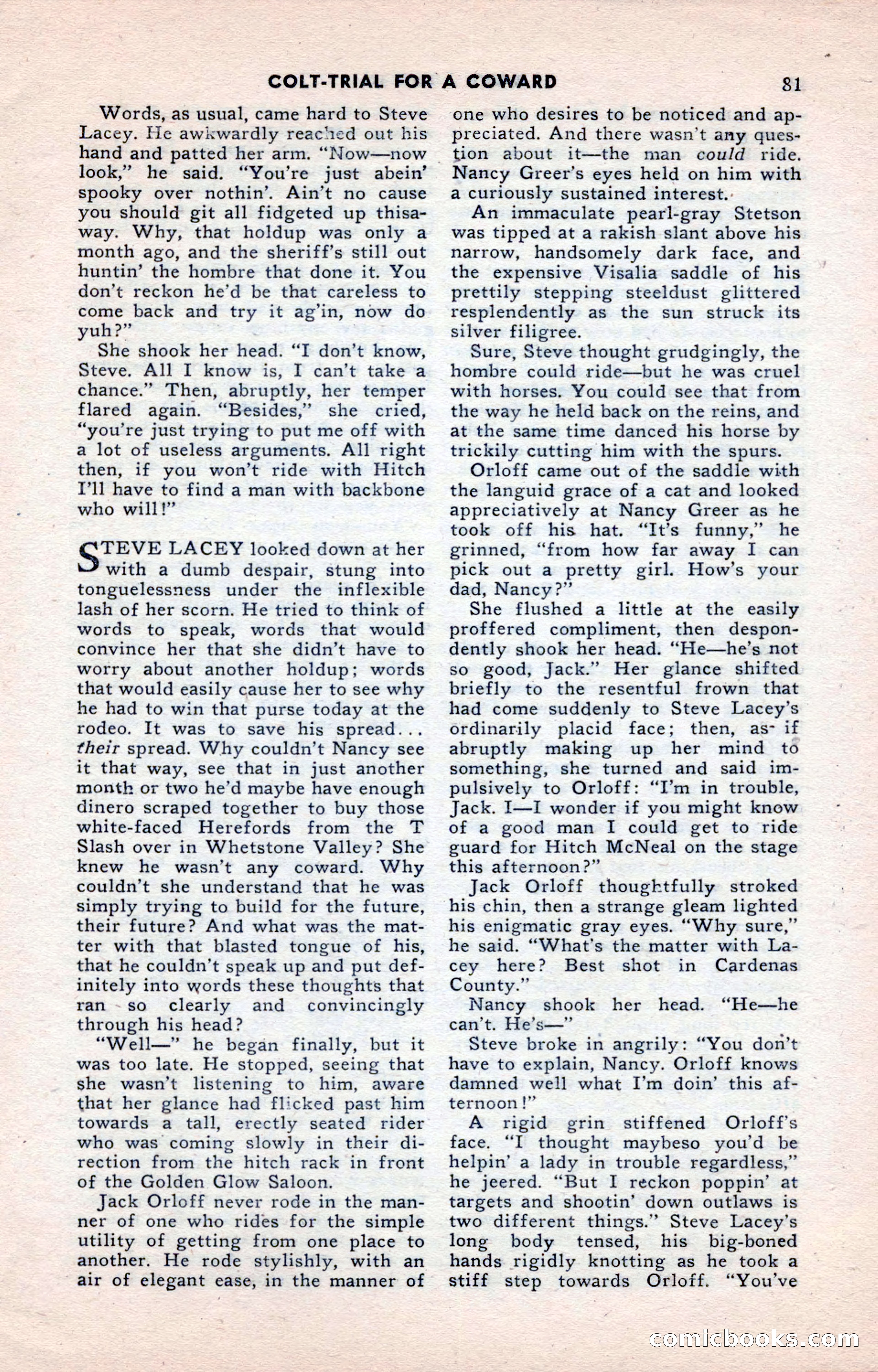 2-Gun Western, May 1955 — page 81 of 100