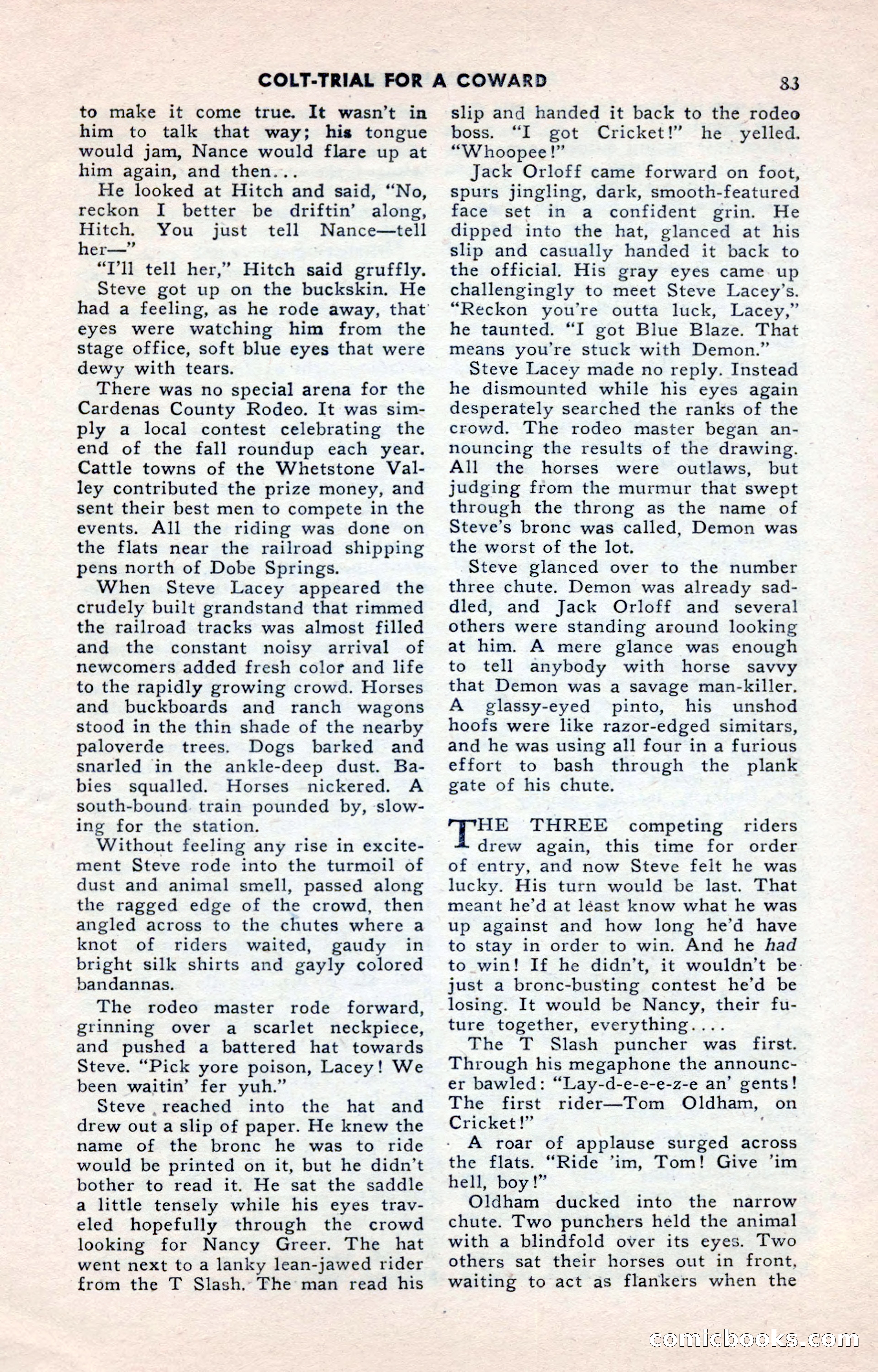 2-Gun Western, May 1955 — page 83 of 100