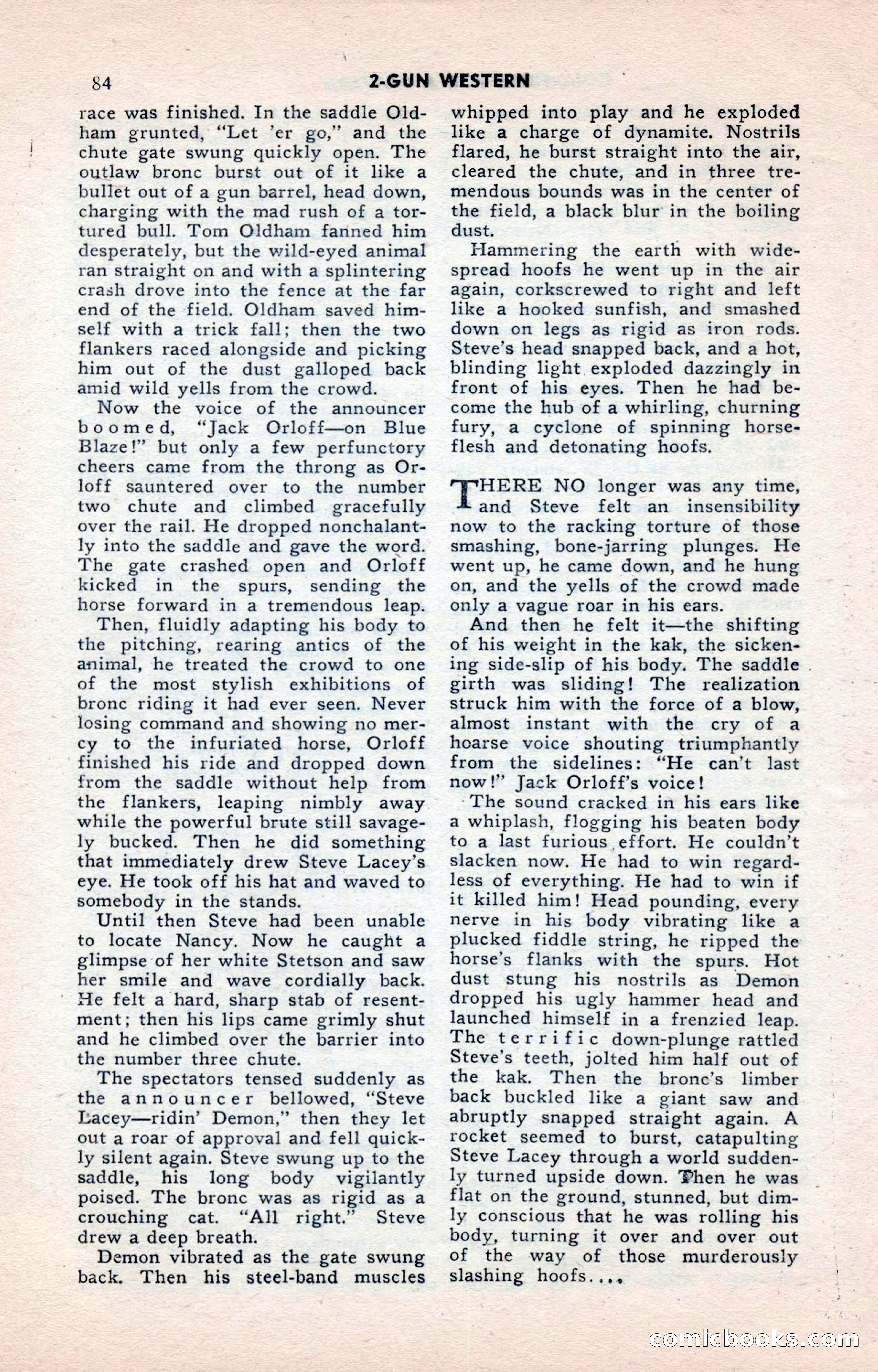 2-Gun Western, May 1955 — page 84 of 100