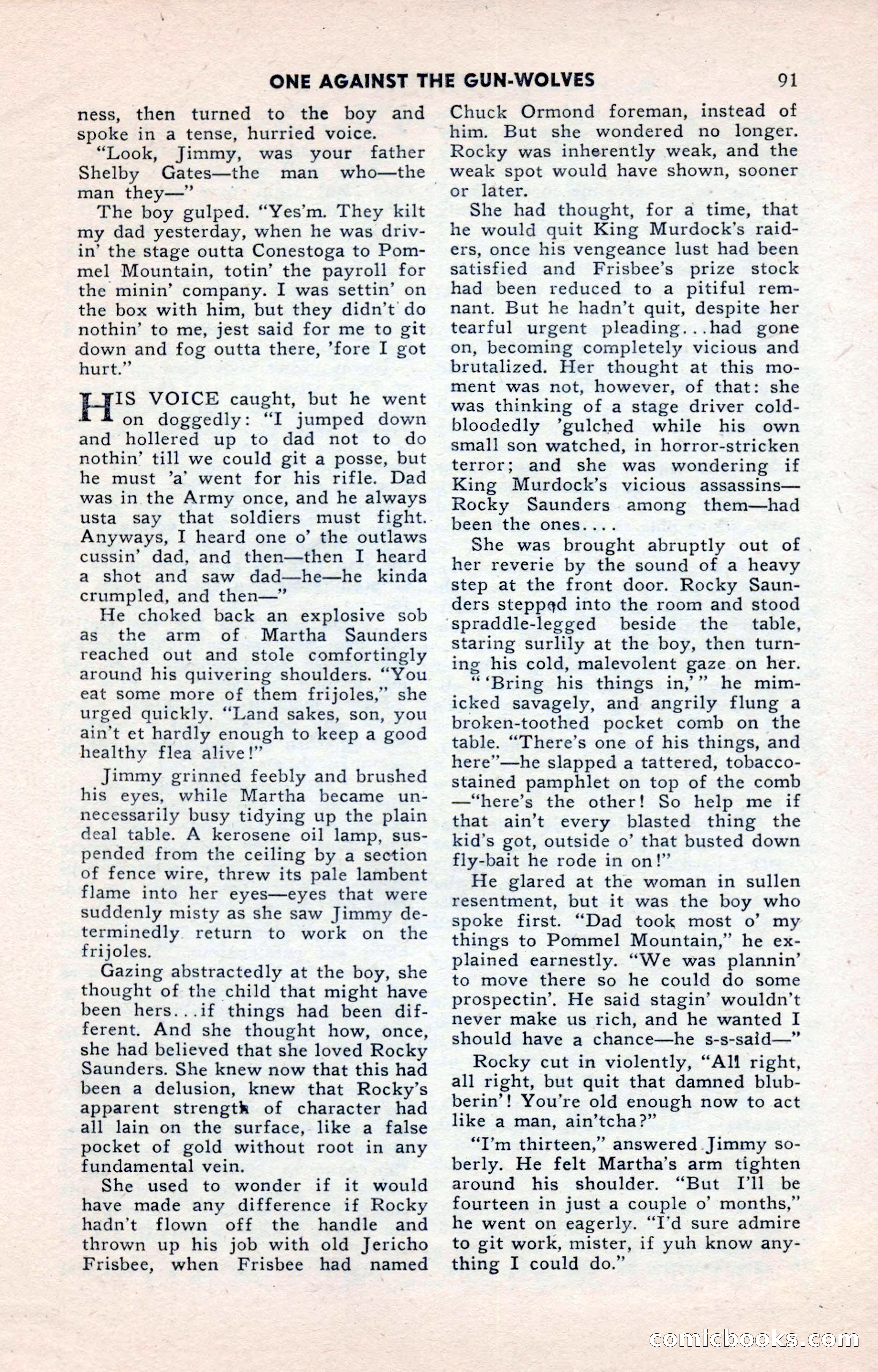 2-Gun Western, May 1955 — page 91 of 100