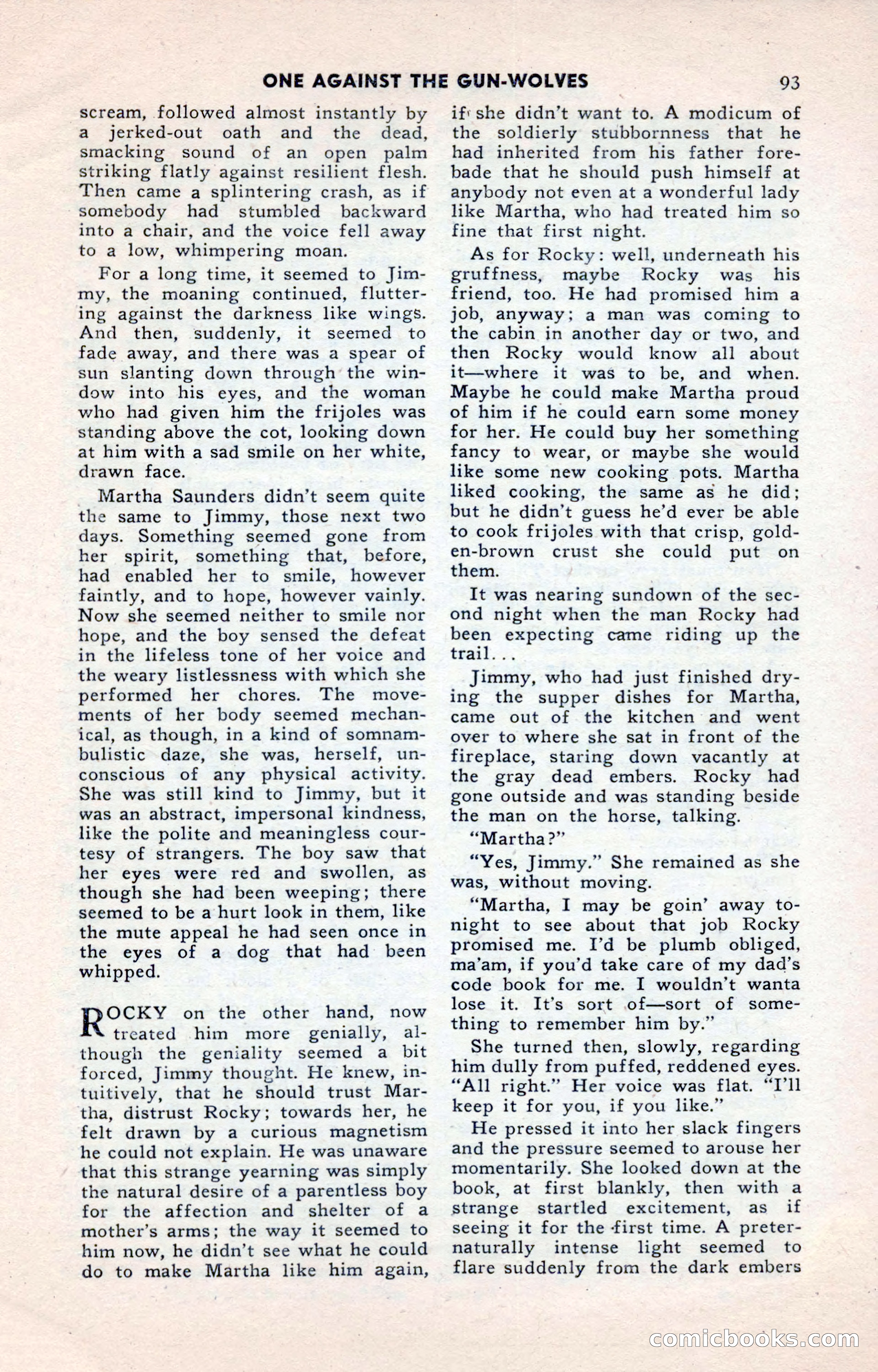 2-Gun Western, May 1955 — page 93 of 100