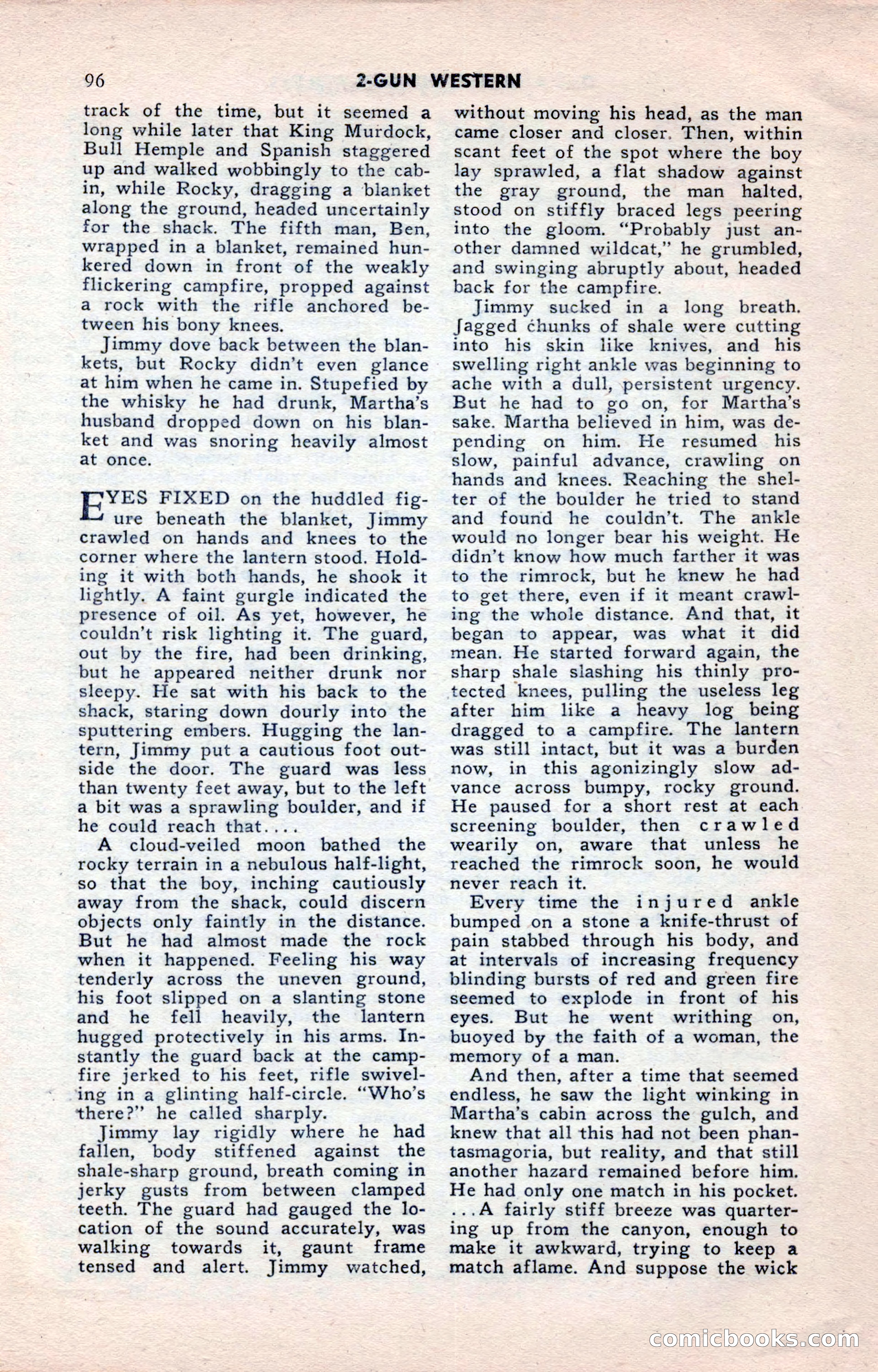 2-Gun Western, May 1955 — page 96 of 100