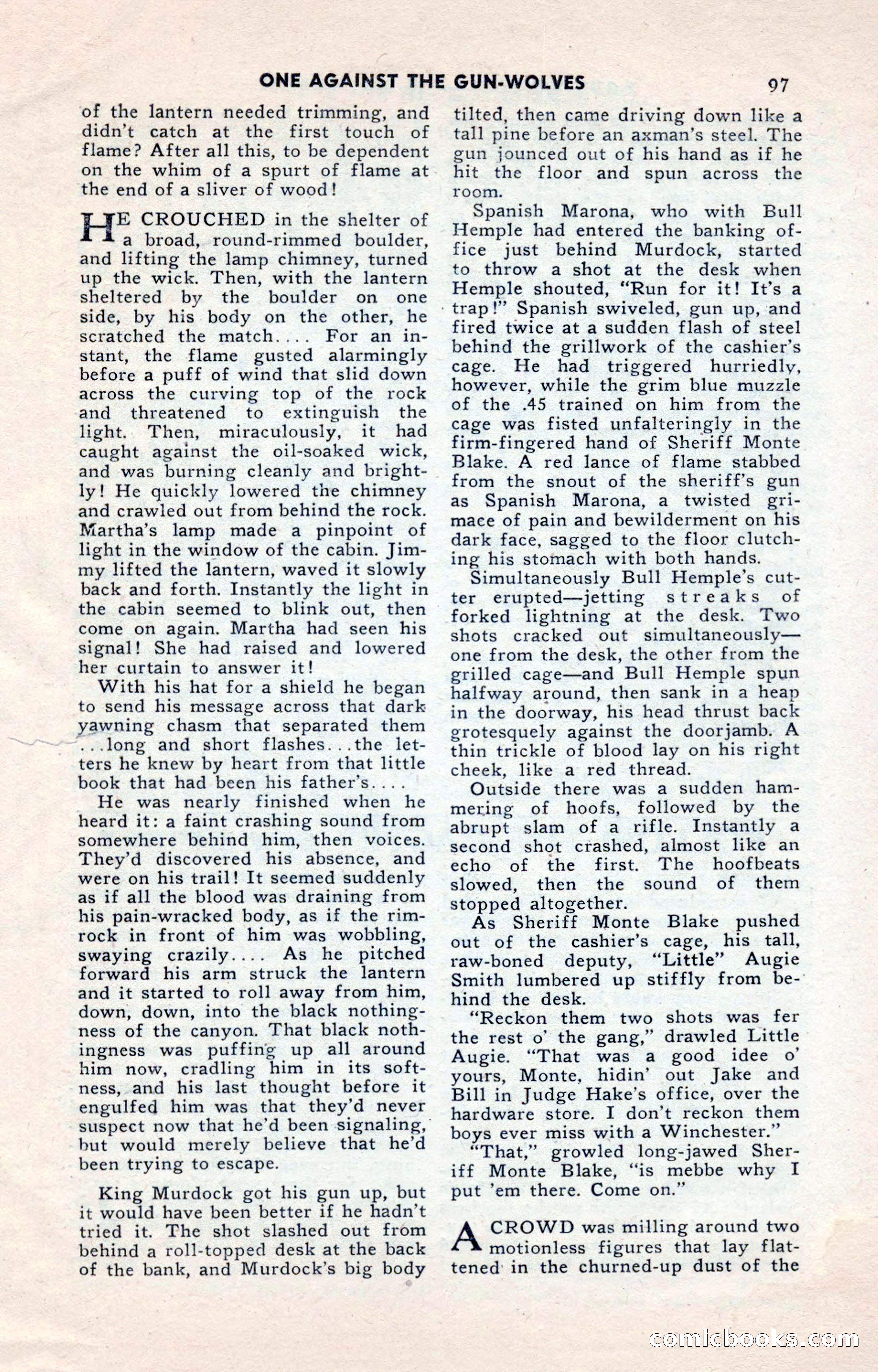 2-Gun Western, May 1955 — page 97 of 100