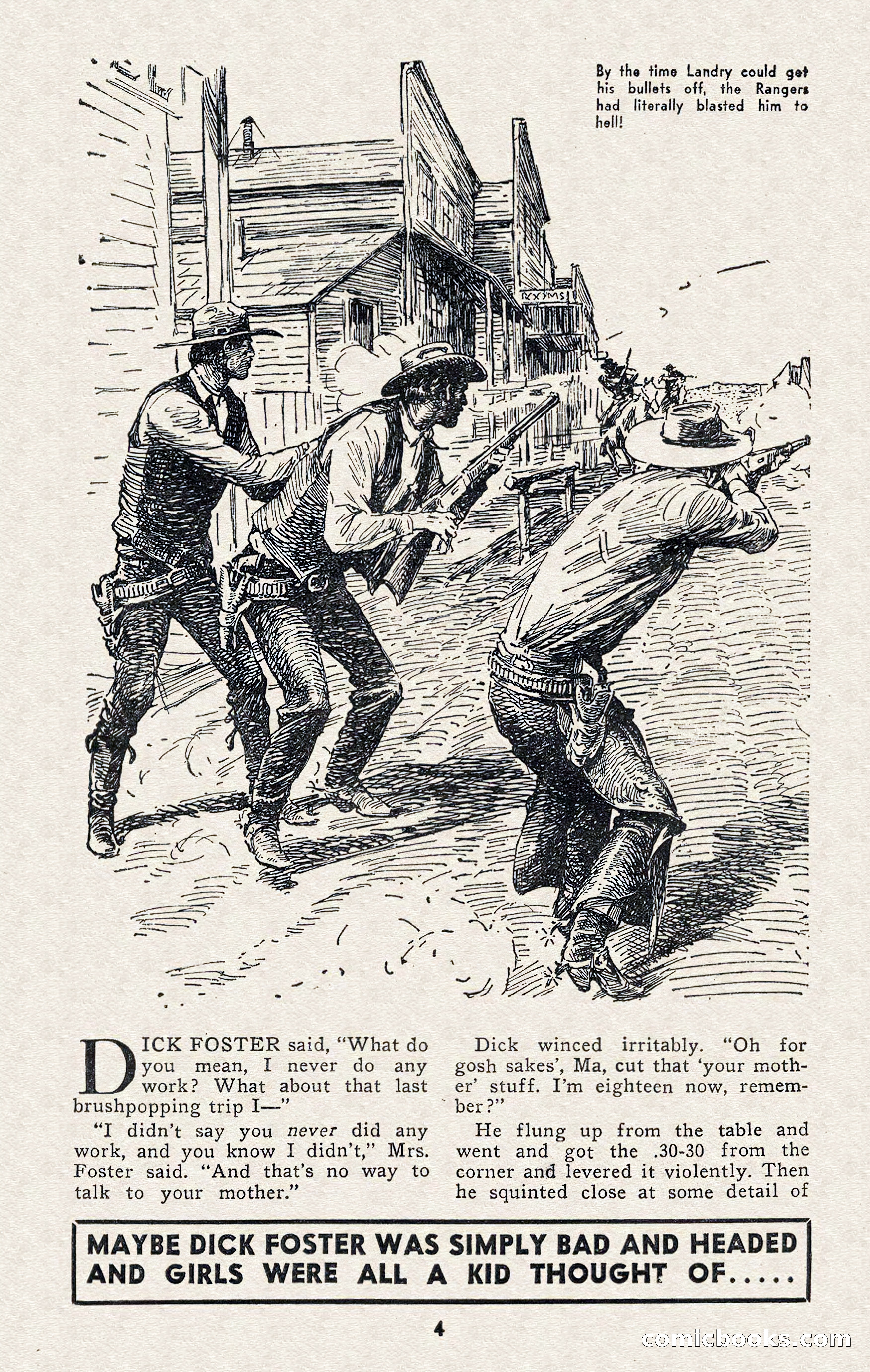 2-Gun Western, November 1955 — page 4 of 100
