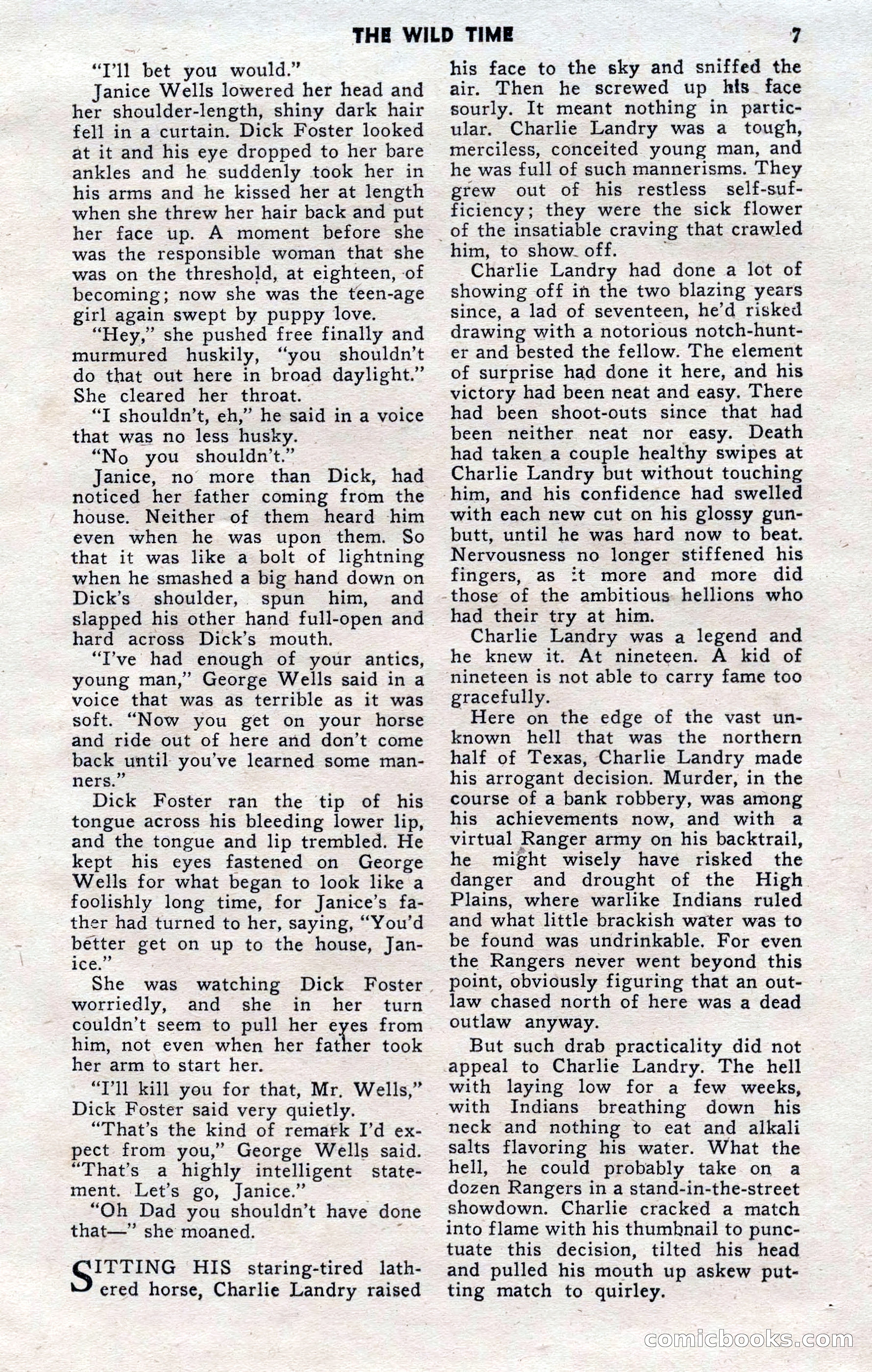 2-Gun Western, November 1955 — page 7 of 100
