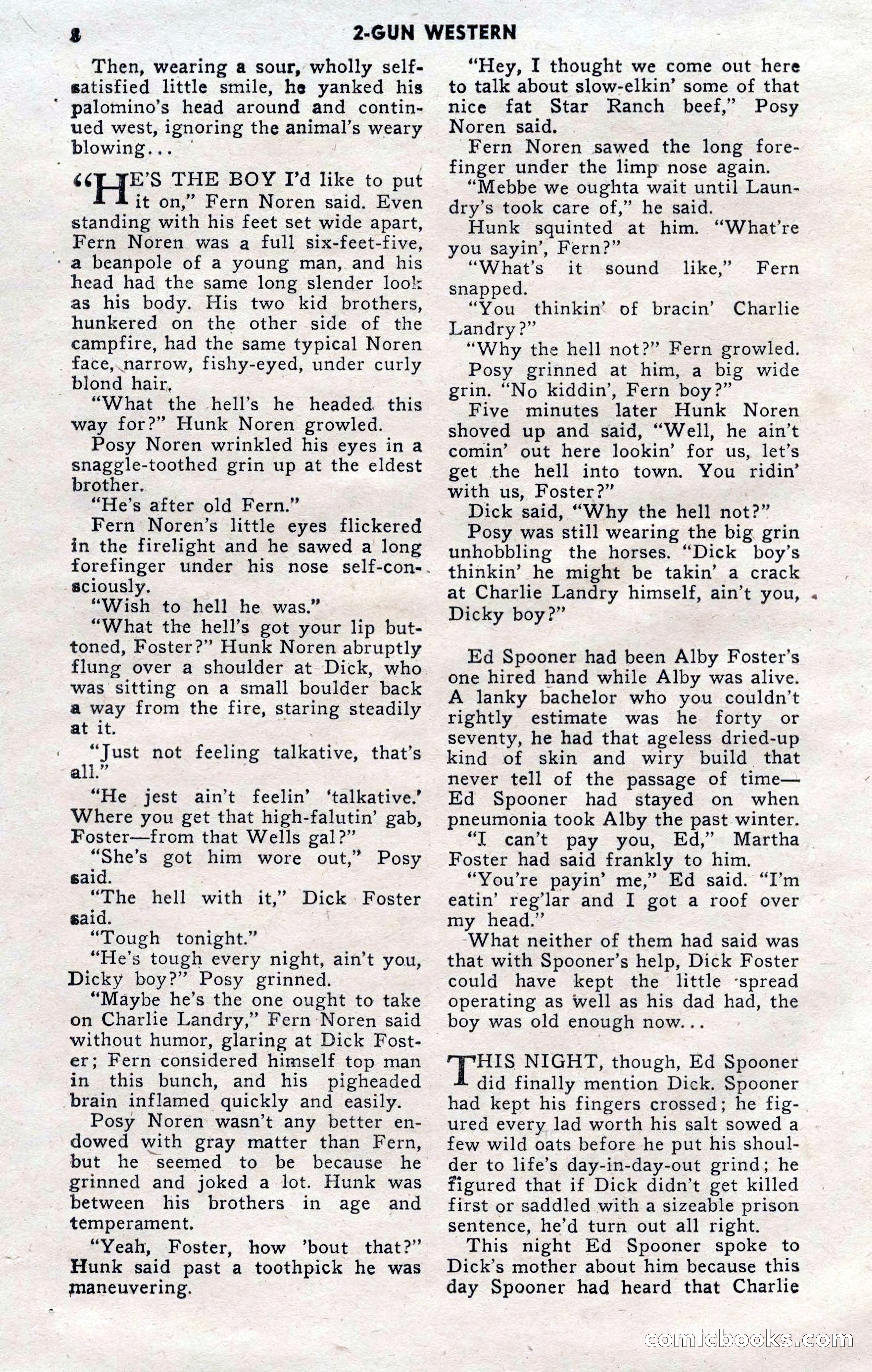 2-Gun Western, November 1955 — page 8 of 100