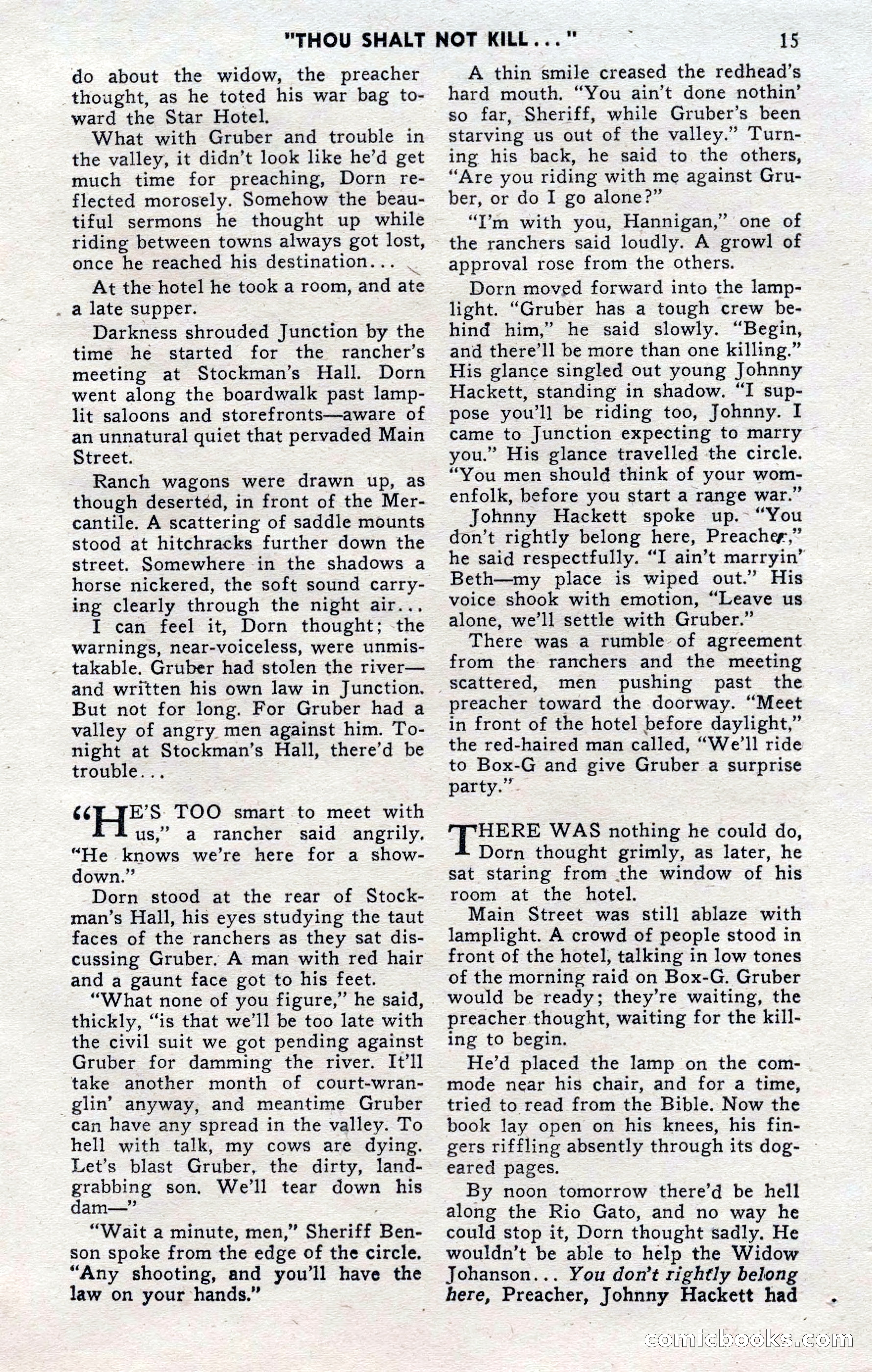 2-Gun Western, November 1955 — page 15 of 100