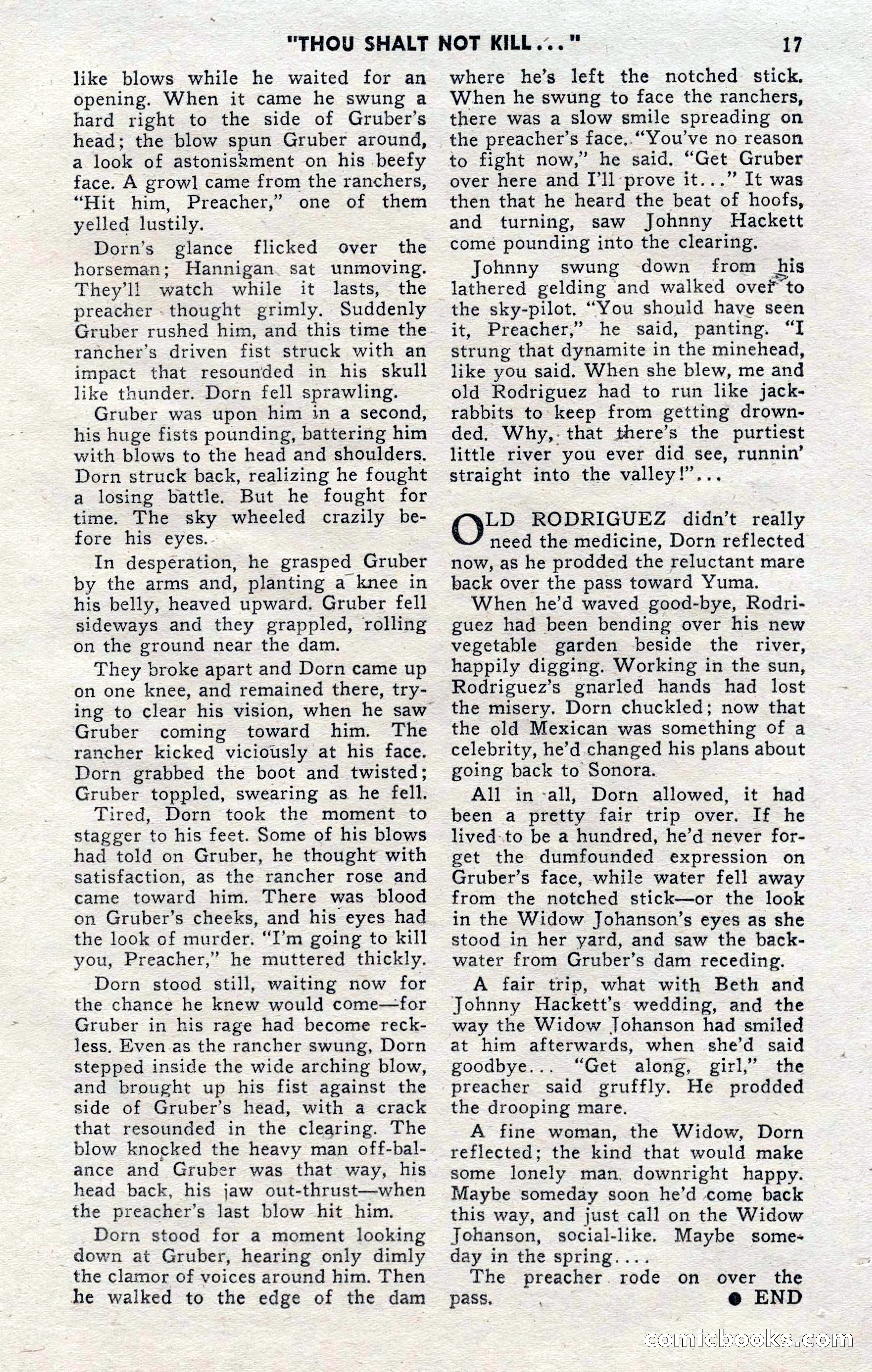 2-Gun Western, November 1955 — page 17 of 100
