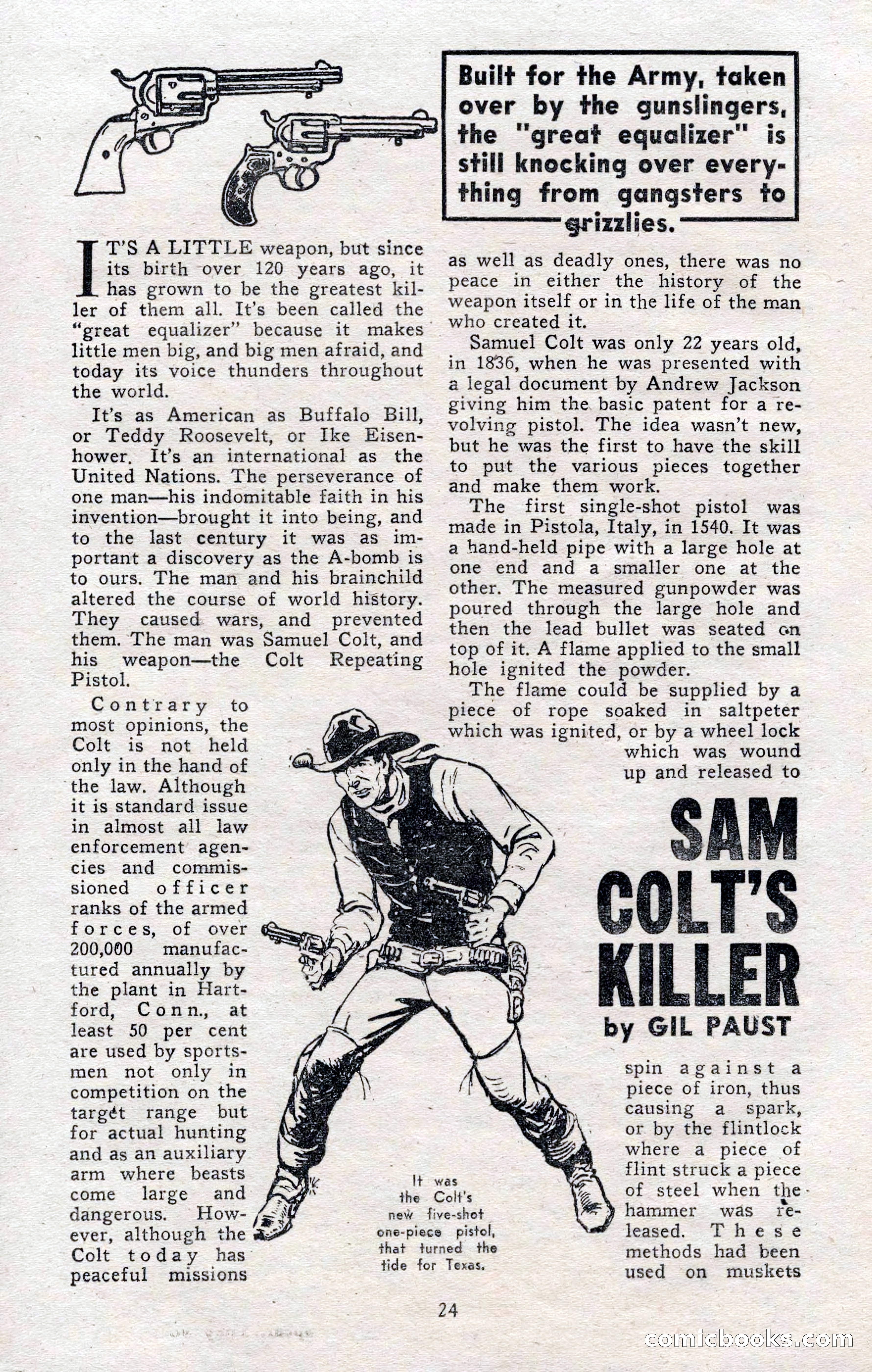2-Gun Western, November 1955 — page 24 of 100