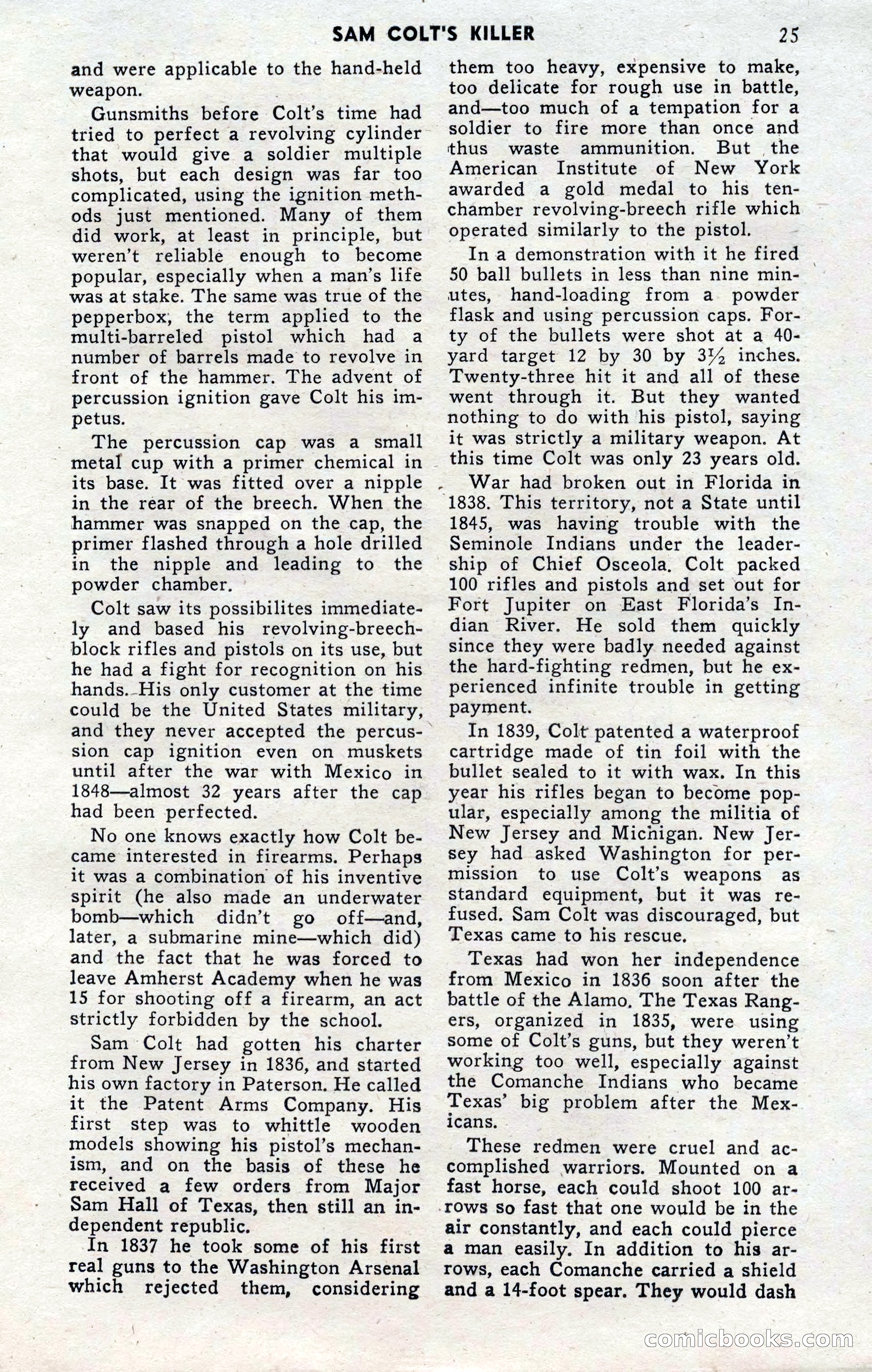 2-Gun Western, November 1955 — page 25 of 100