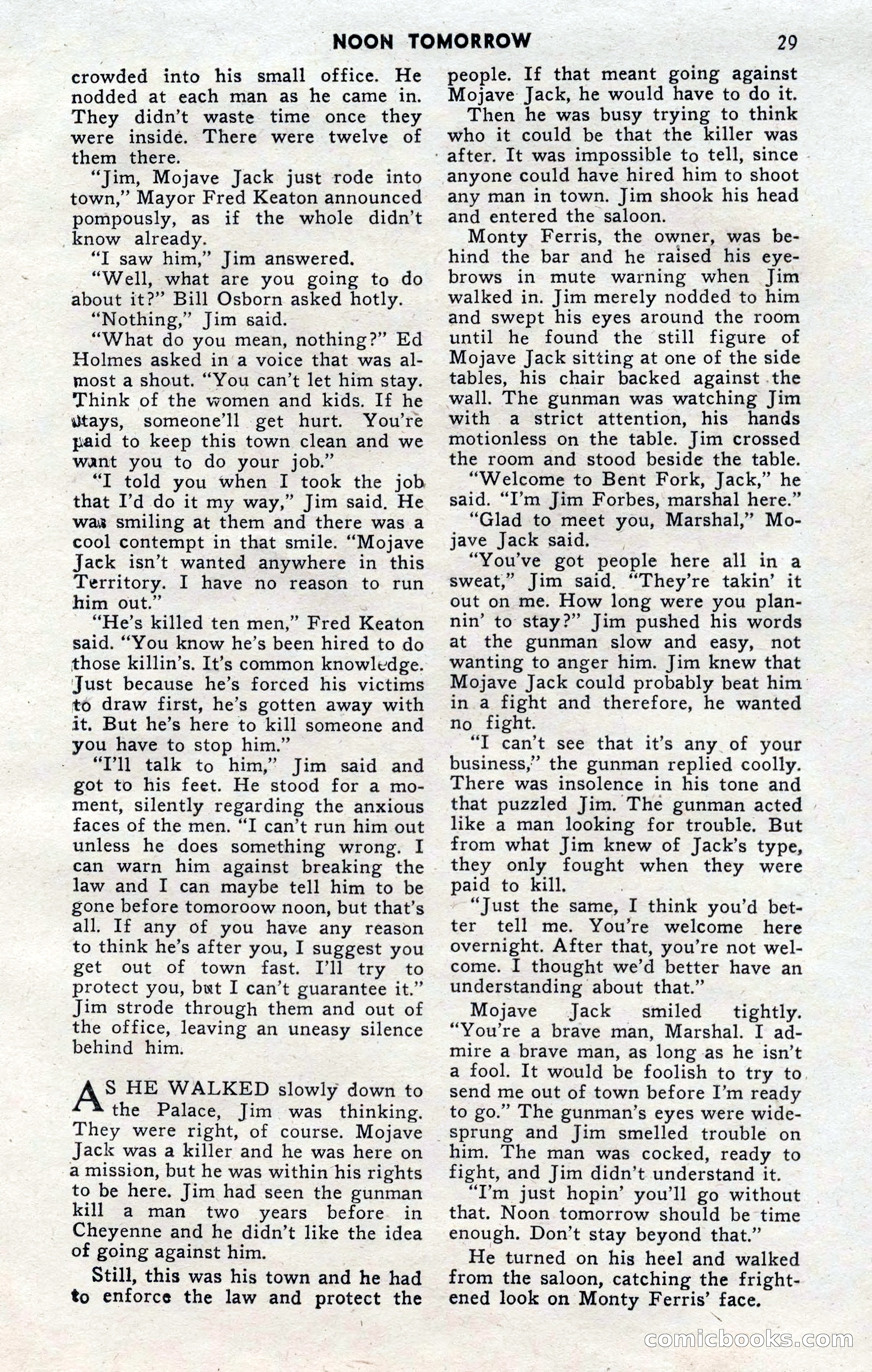 2-Gun Western, November 1955 — page 29 of 100