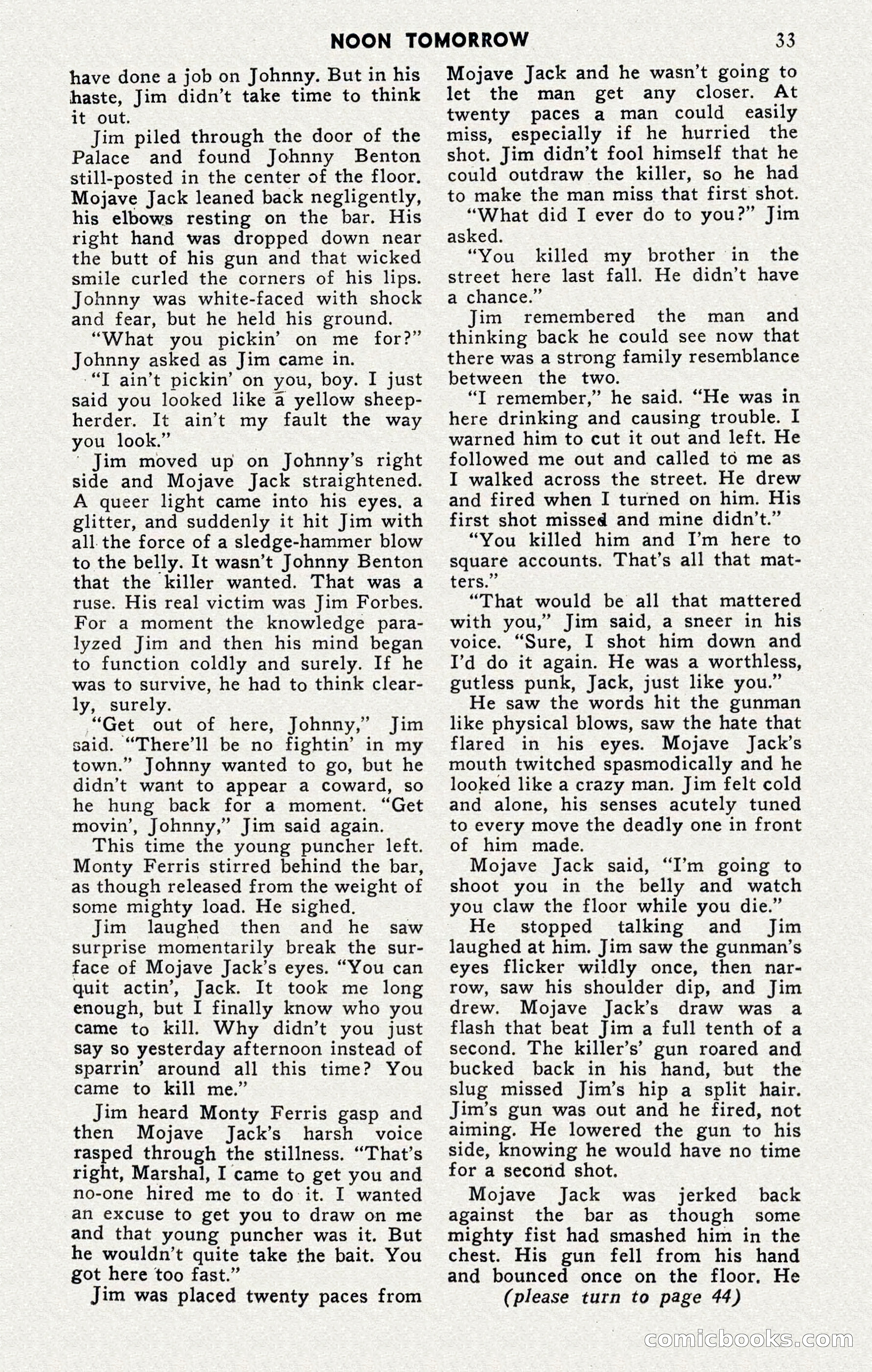 2-Gun Western, November 1955 — page 33 of 100