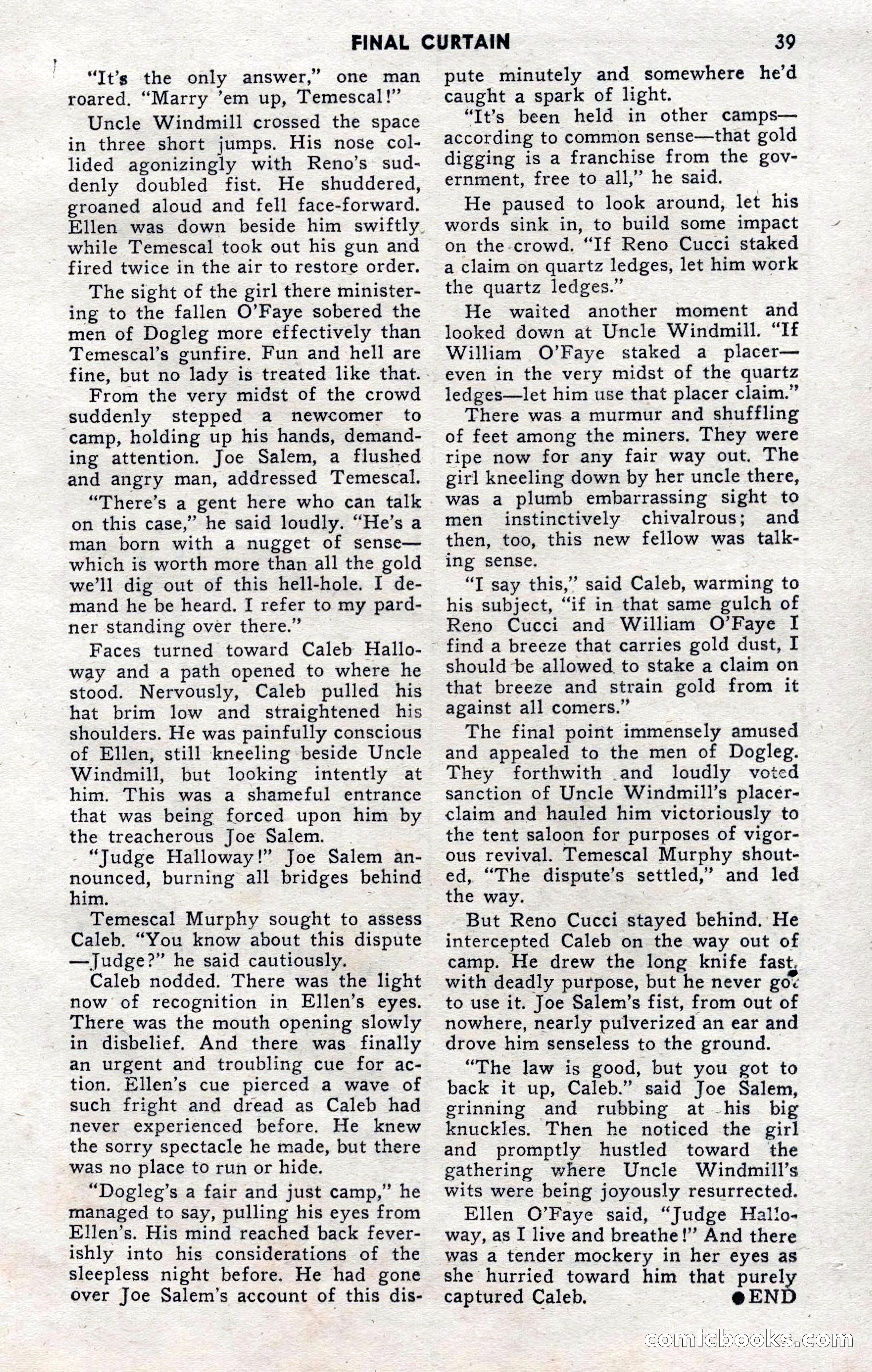 2-Gun Western, November 1955 — page 39 of 100