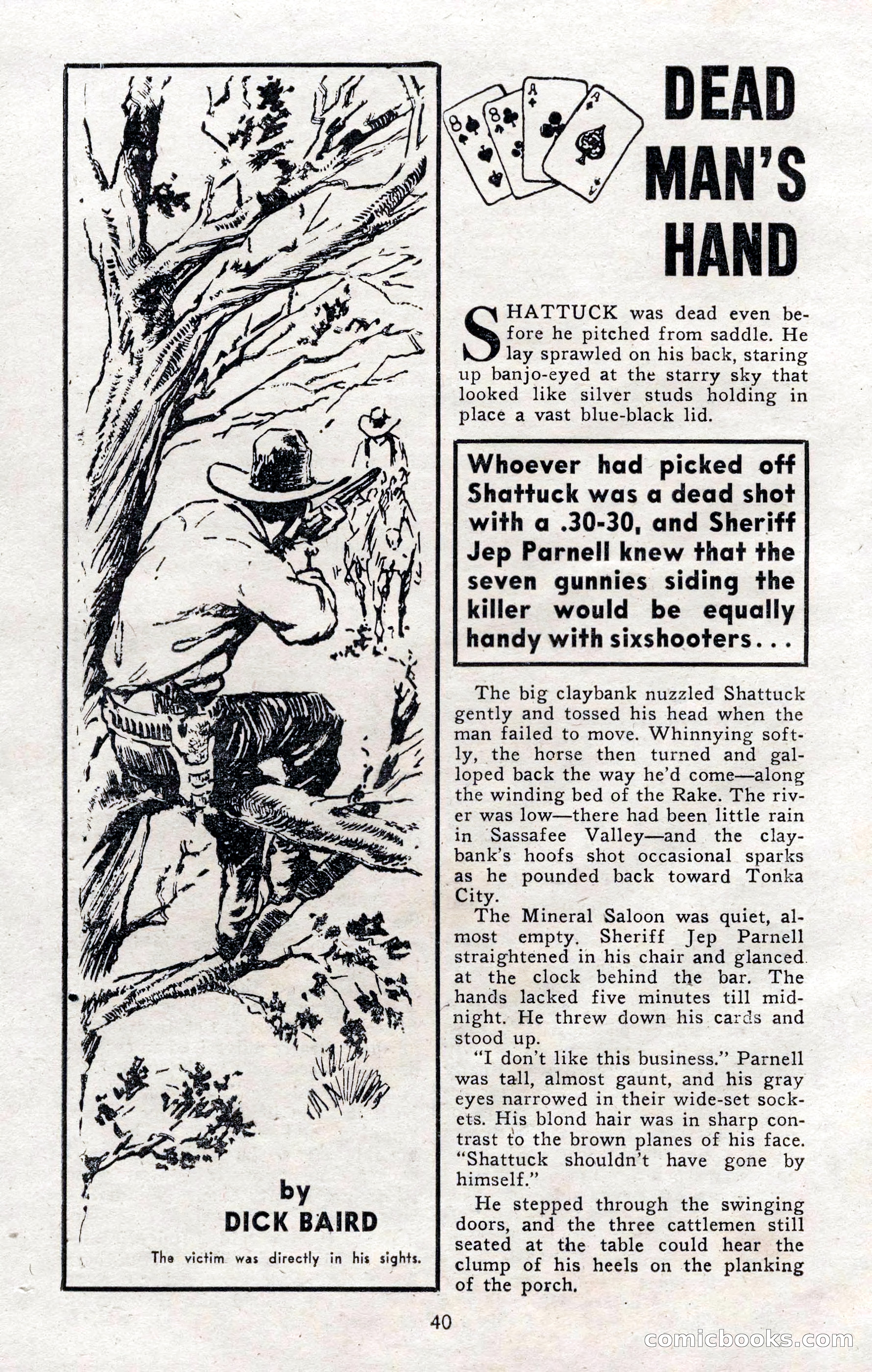 2-Gun Western, November 1955 — page 40 of 100