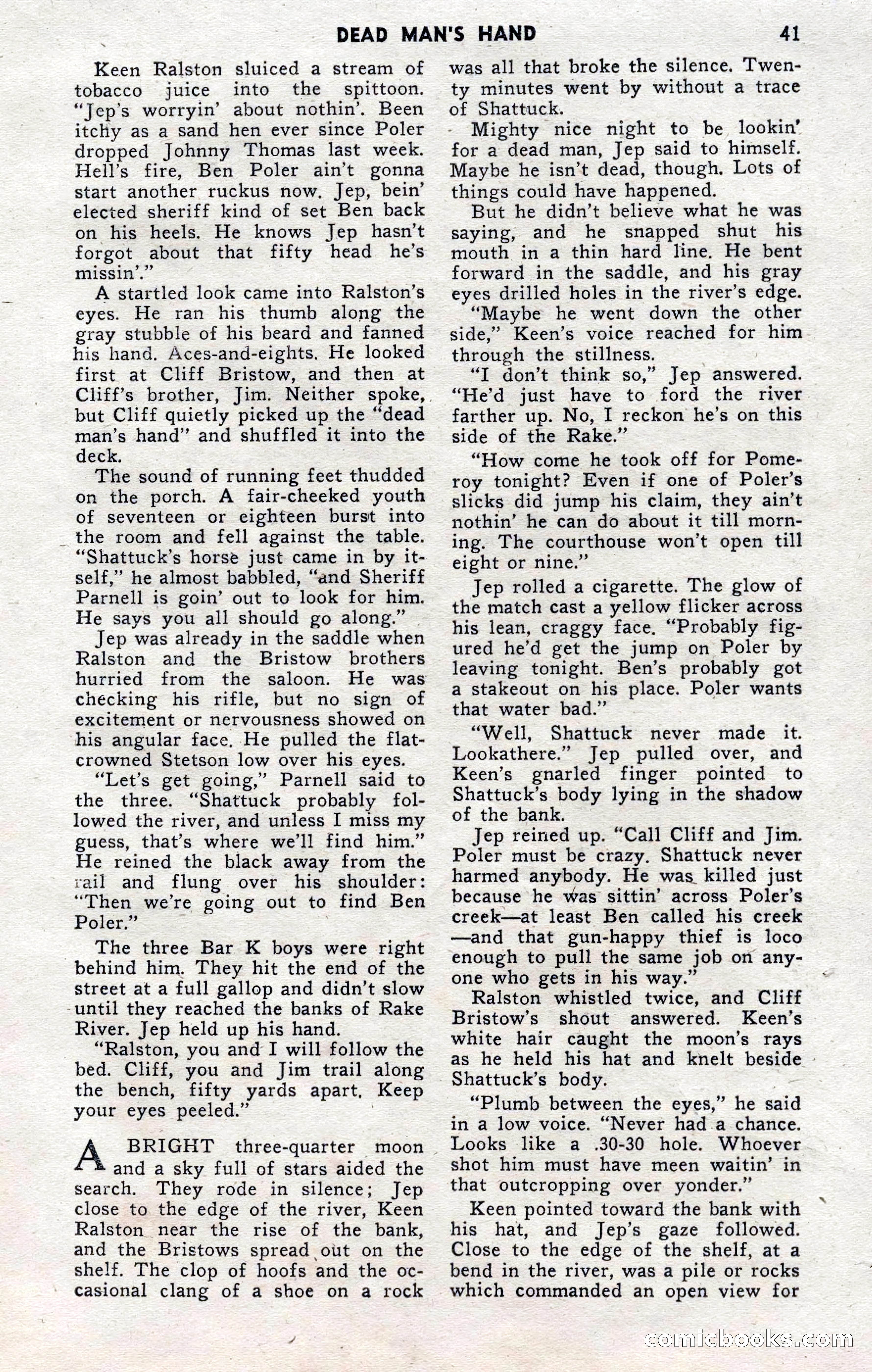 2-Gun Western, November 1955 — page 41 of 100
