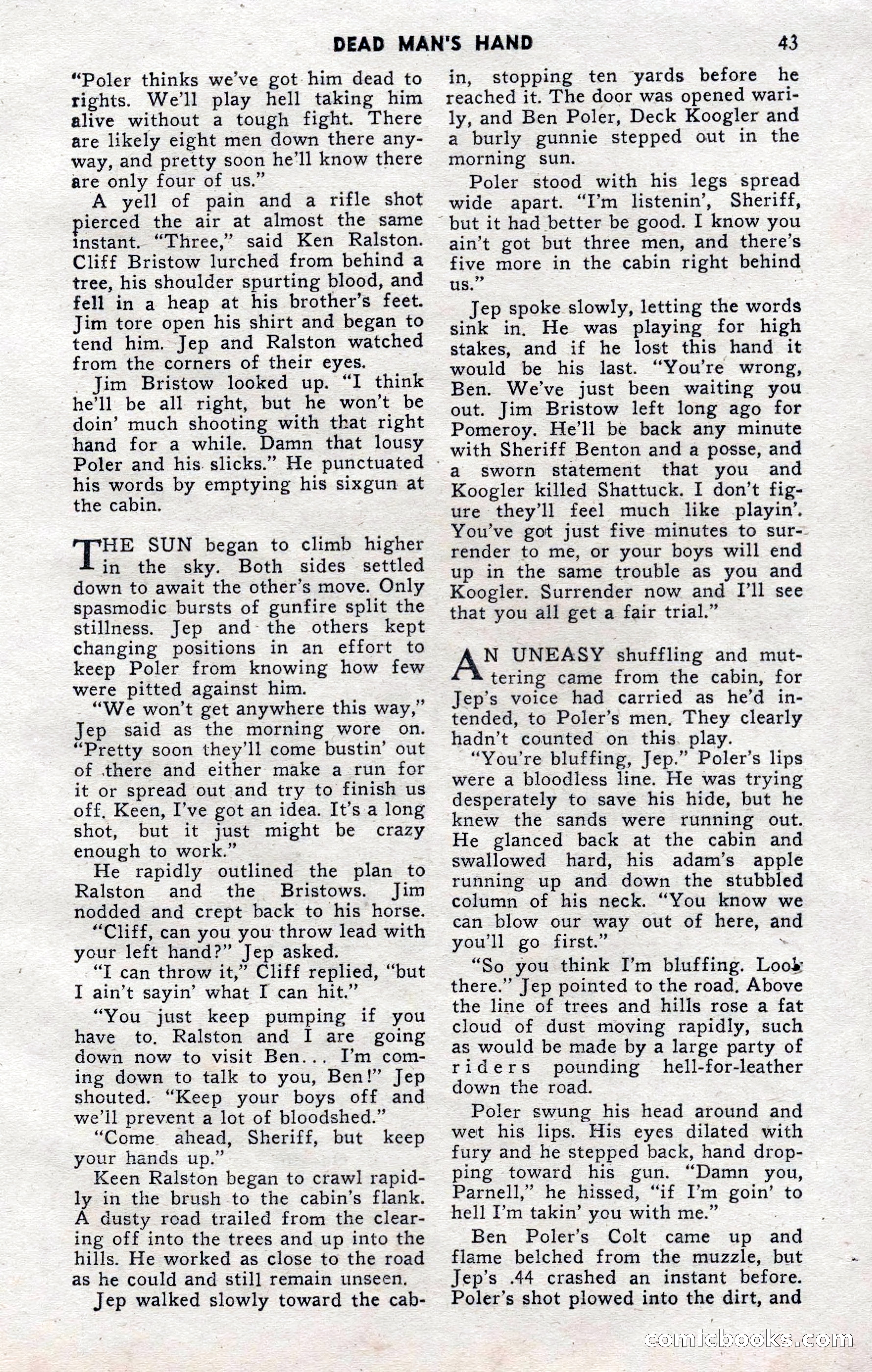 2-Gun Western, November 1955 — page 43 of 100