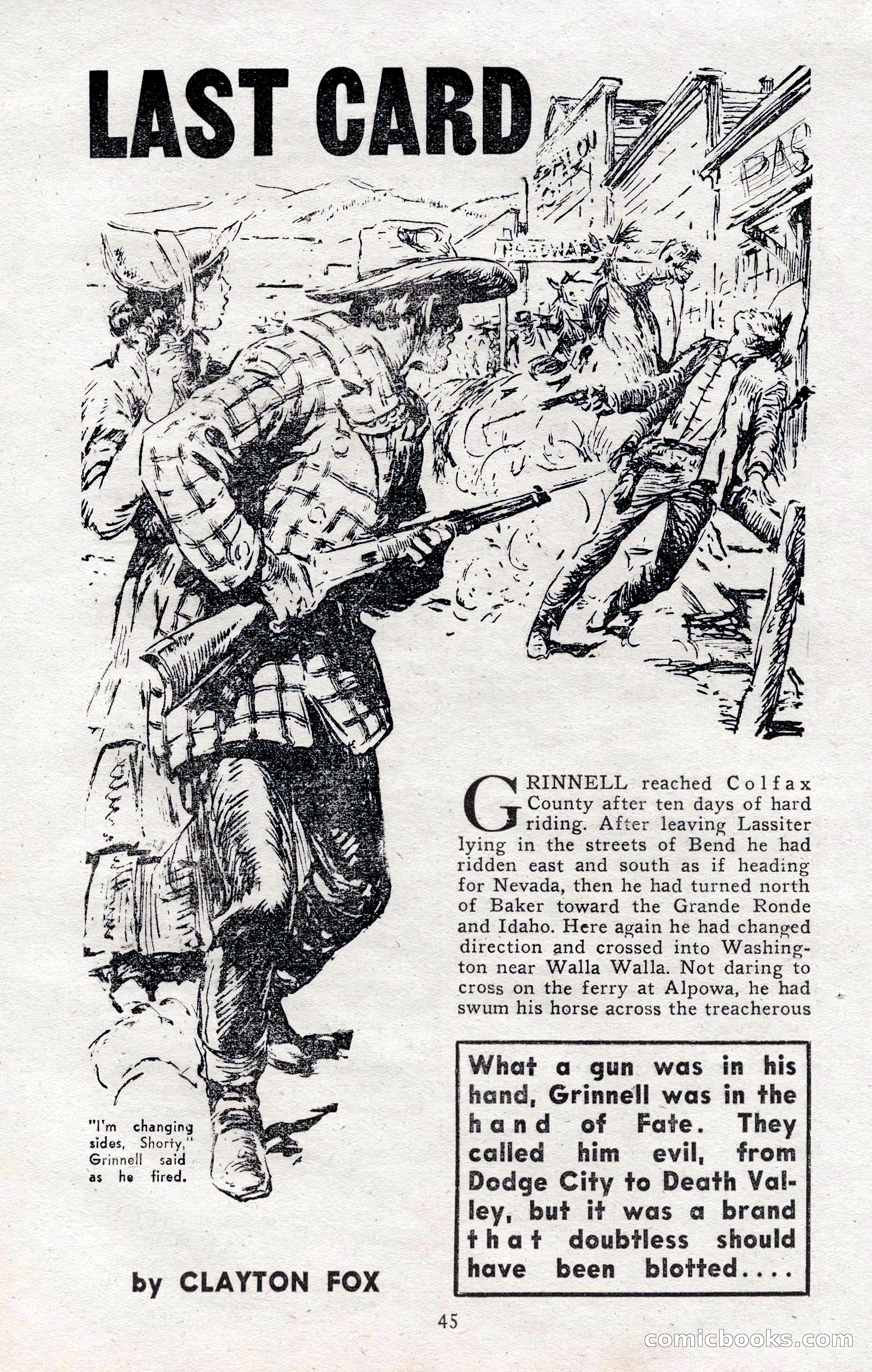 2-Gun Western, November 1955 — page 45 of 100