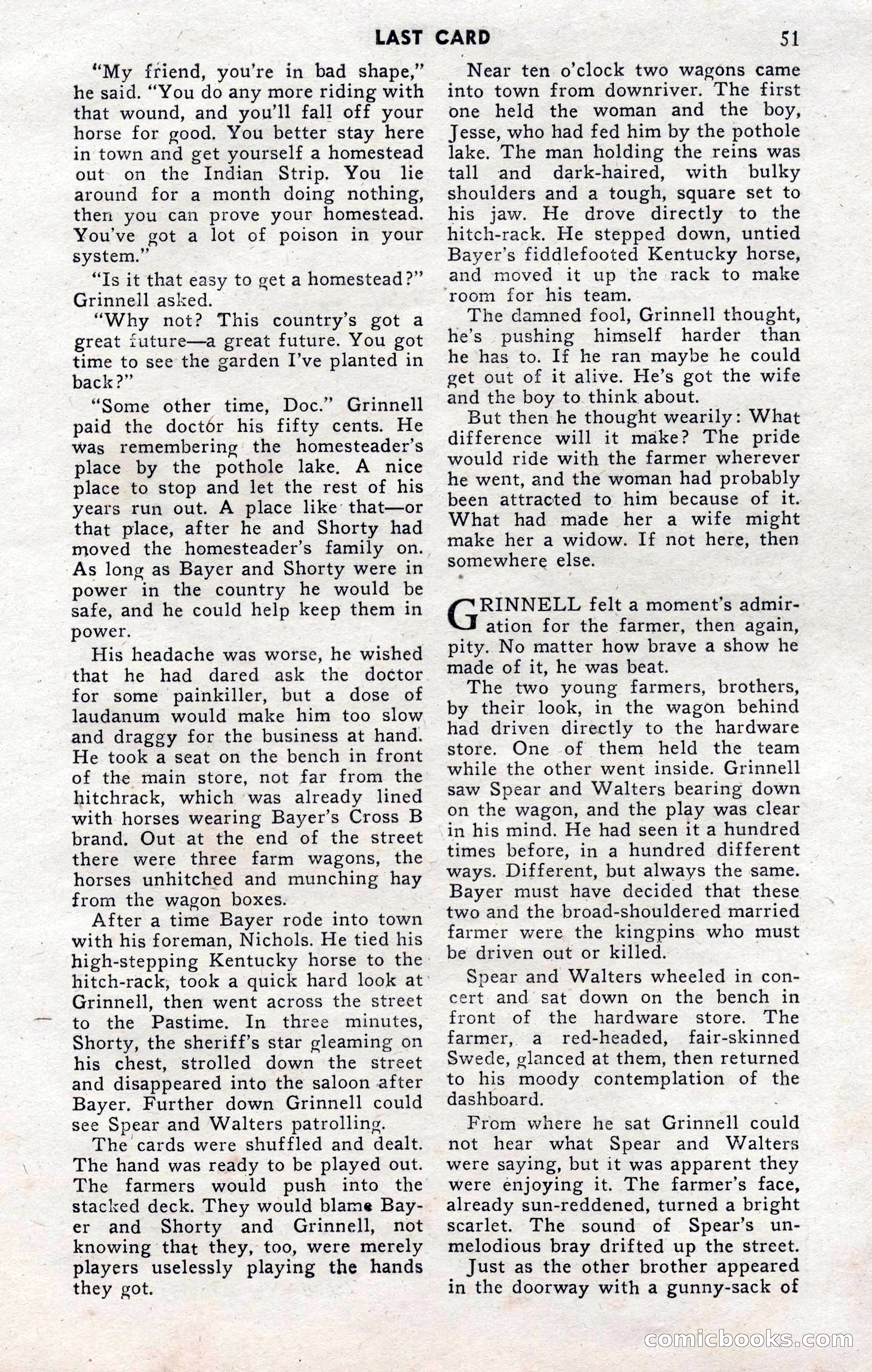2-Gun Western, November 1955 — page 51 of 100