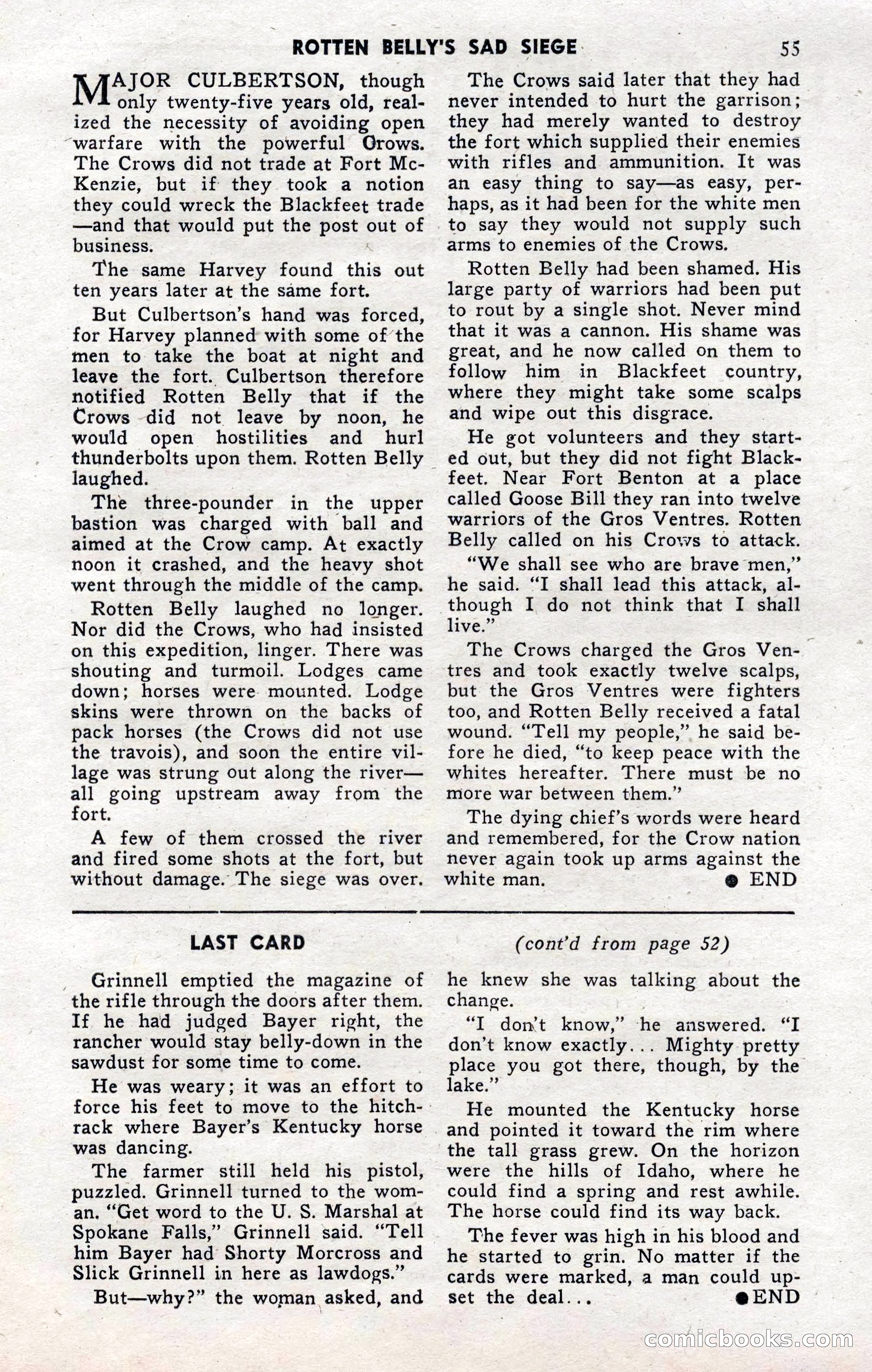 2-Gun Western, November 1955 — page 55 of 100