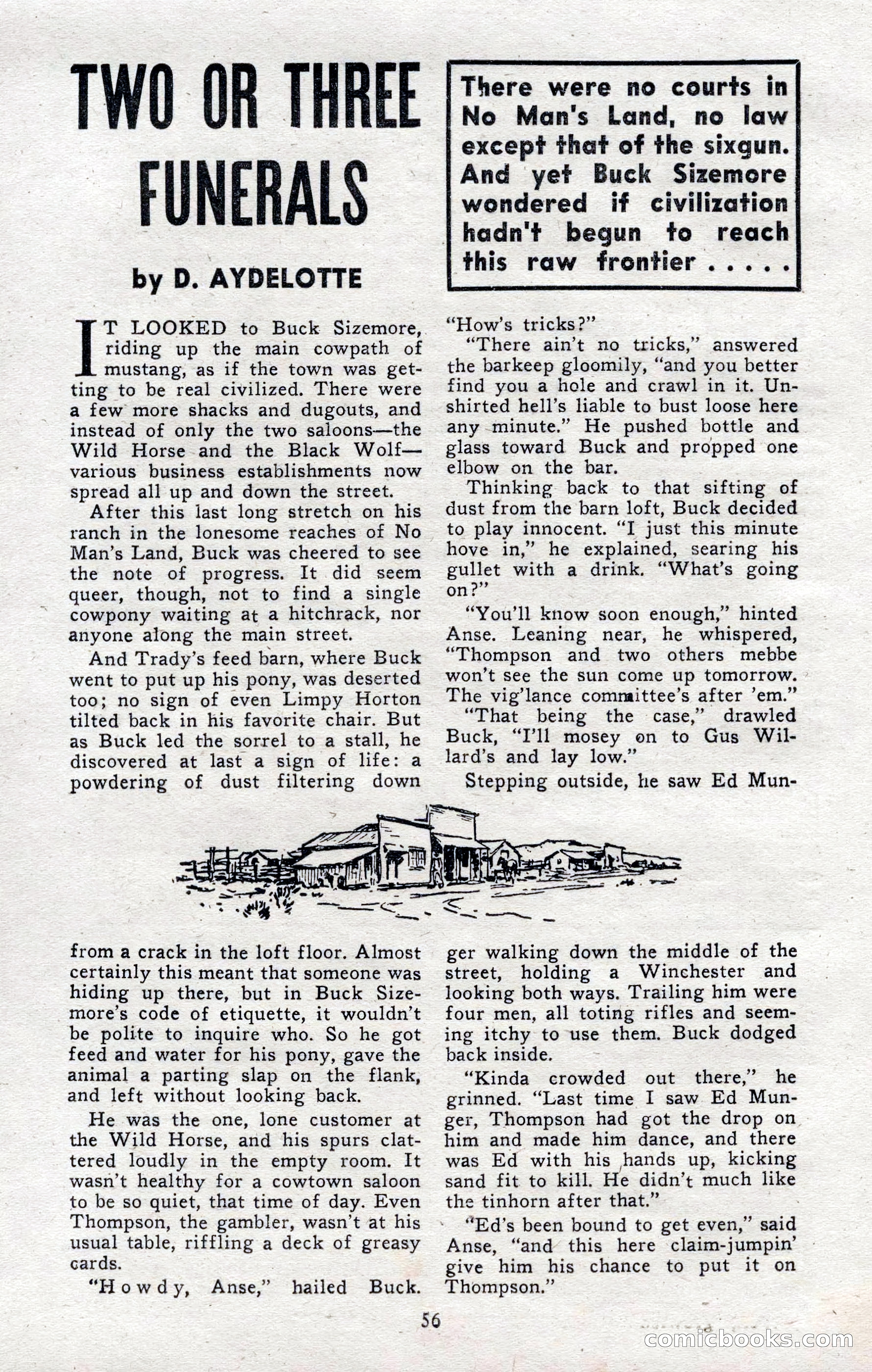 2-Gun Western, November 1955 — page 56 of 100