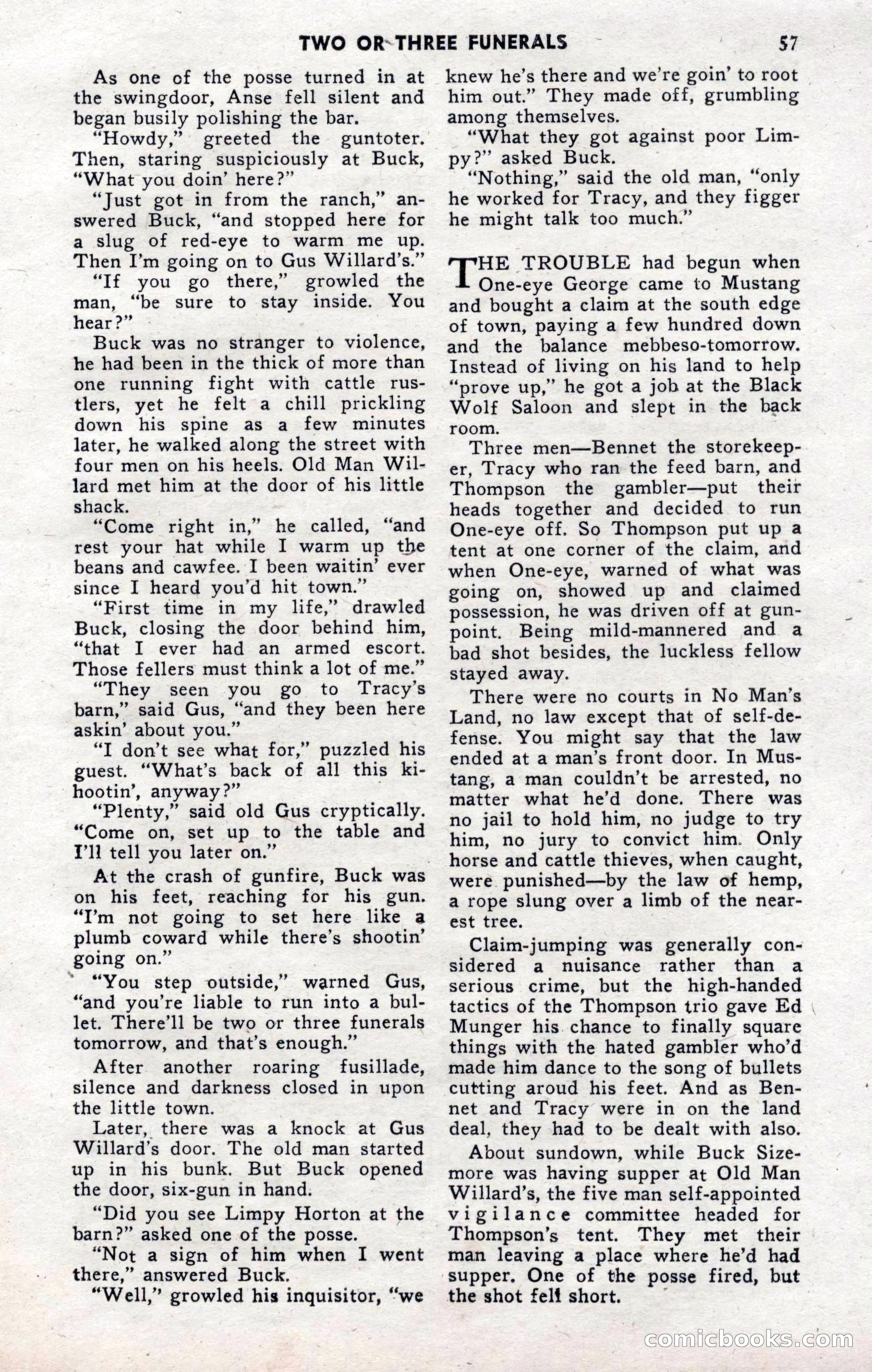 2-Gun Western, November 1955 — page 57 of 100