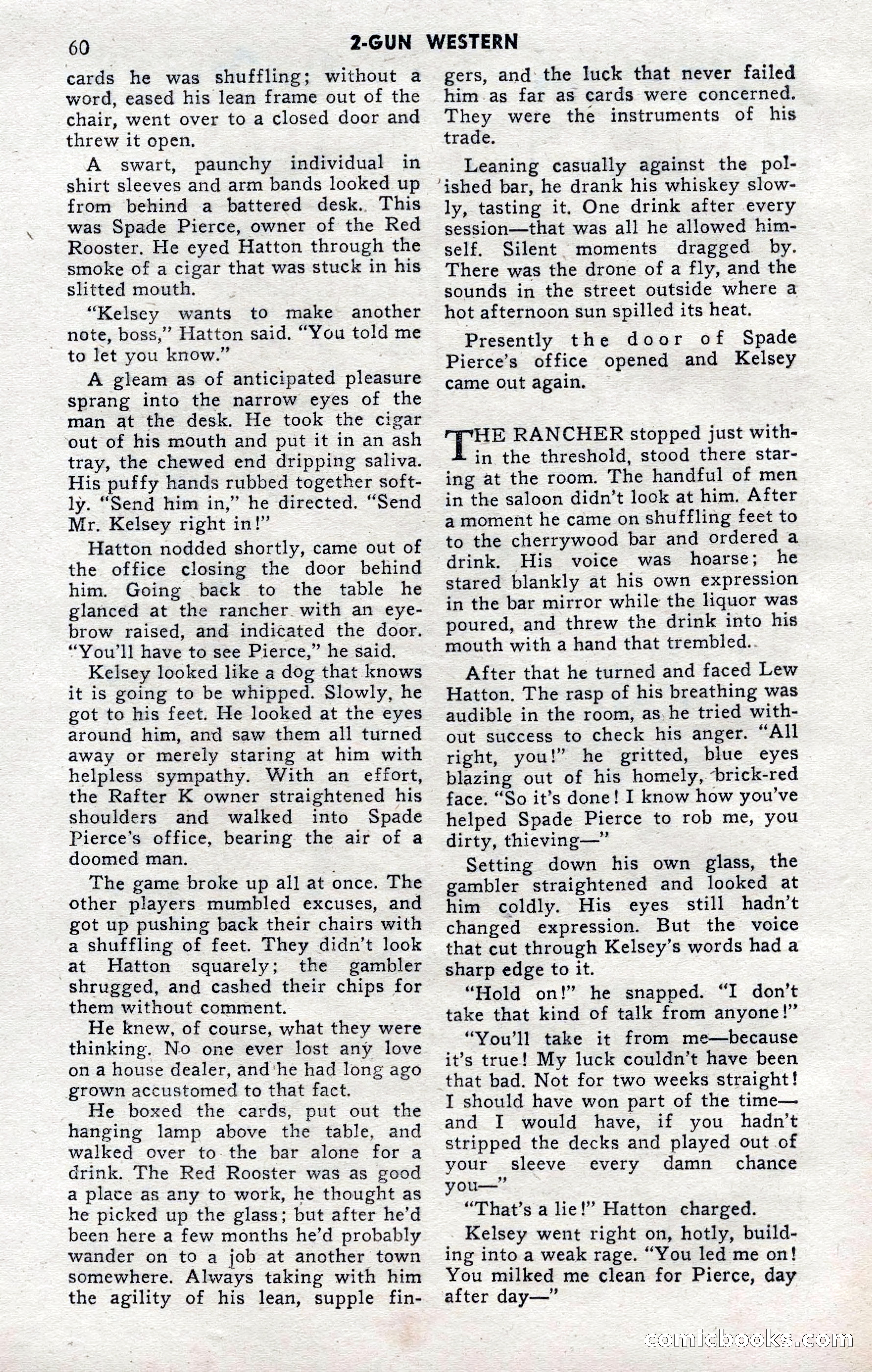 2-Gun Western, November 1955 — page 60 of 100