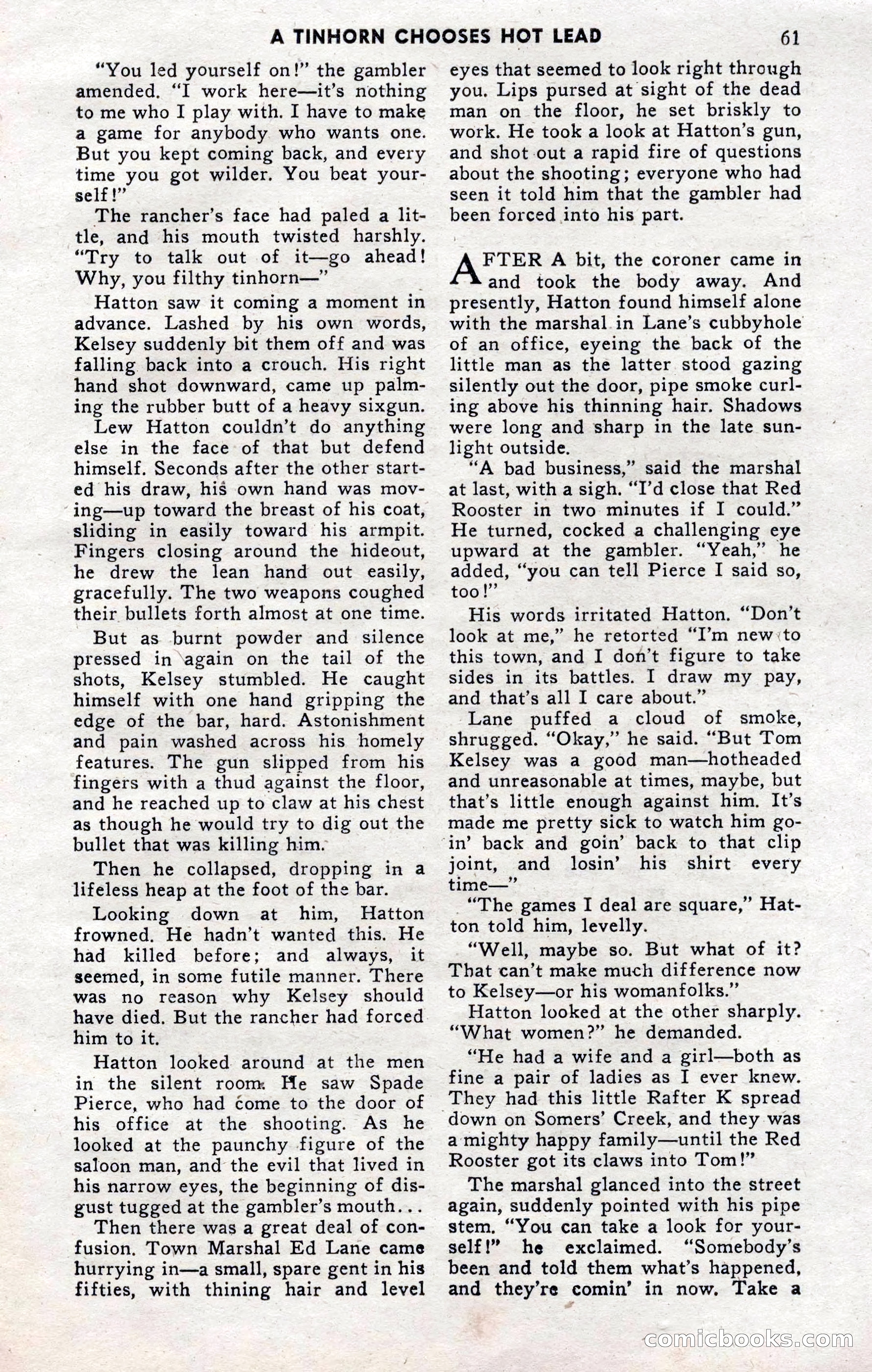 2-Gun Western, November 1955 — page 61 of 100